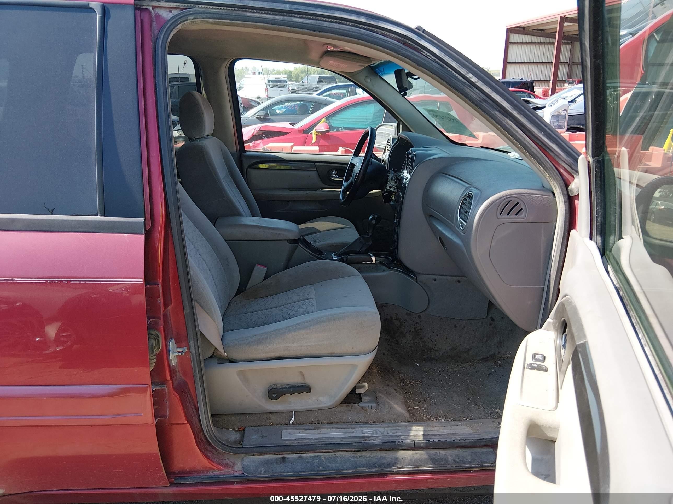2005 Gmc Envoy Sle Maroon vin: 1GKDT13S452290898