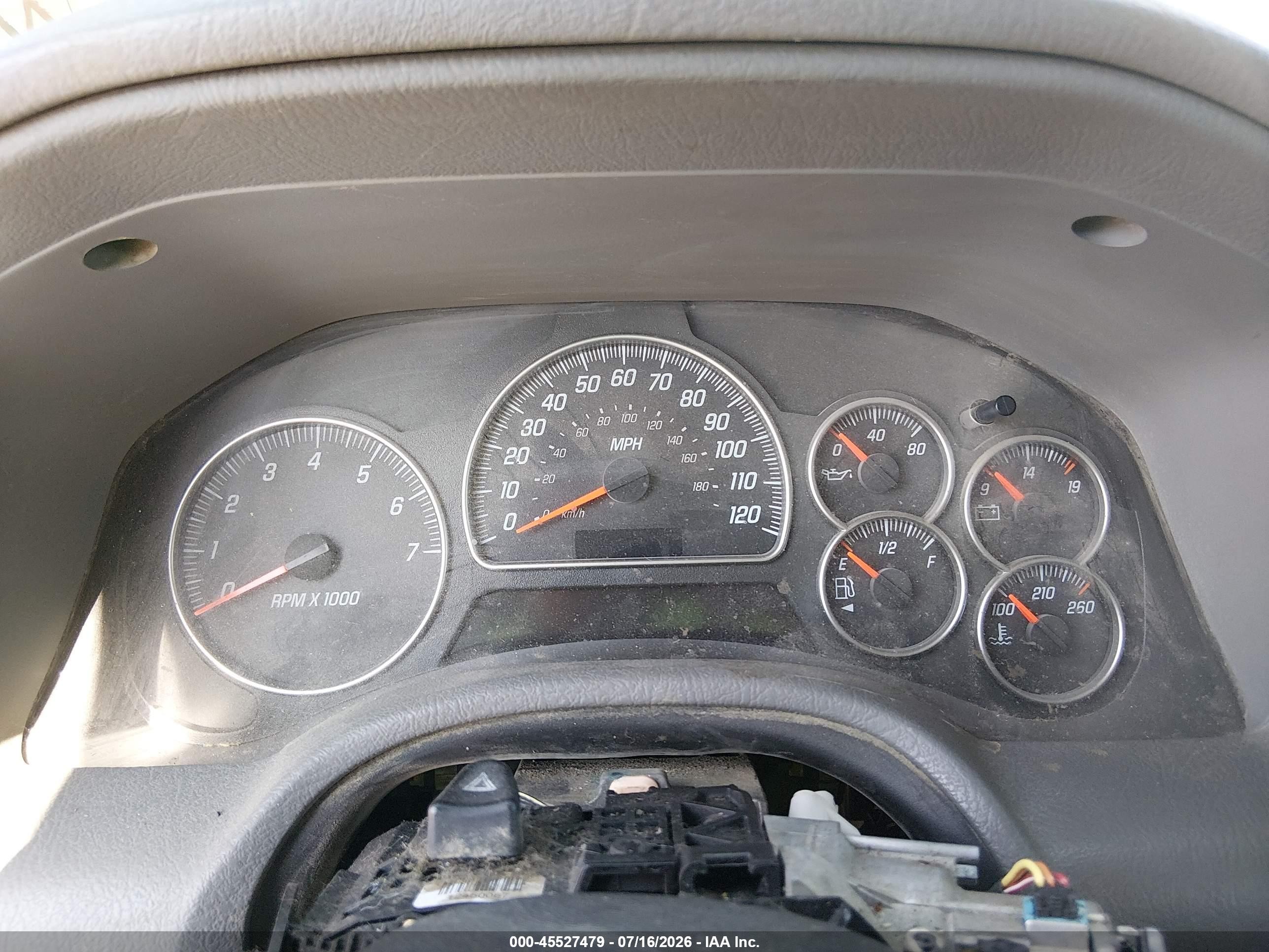2005 Gmc Envoy Sle Maroon vin: 1GKDT13S452290898