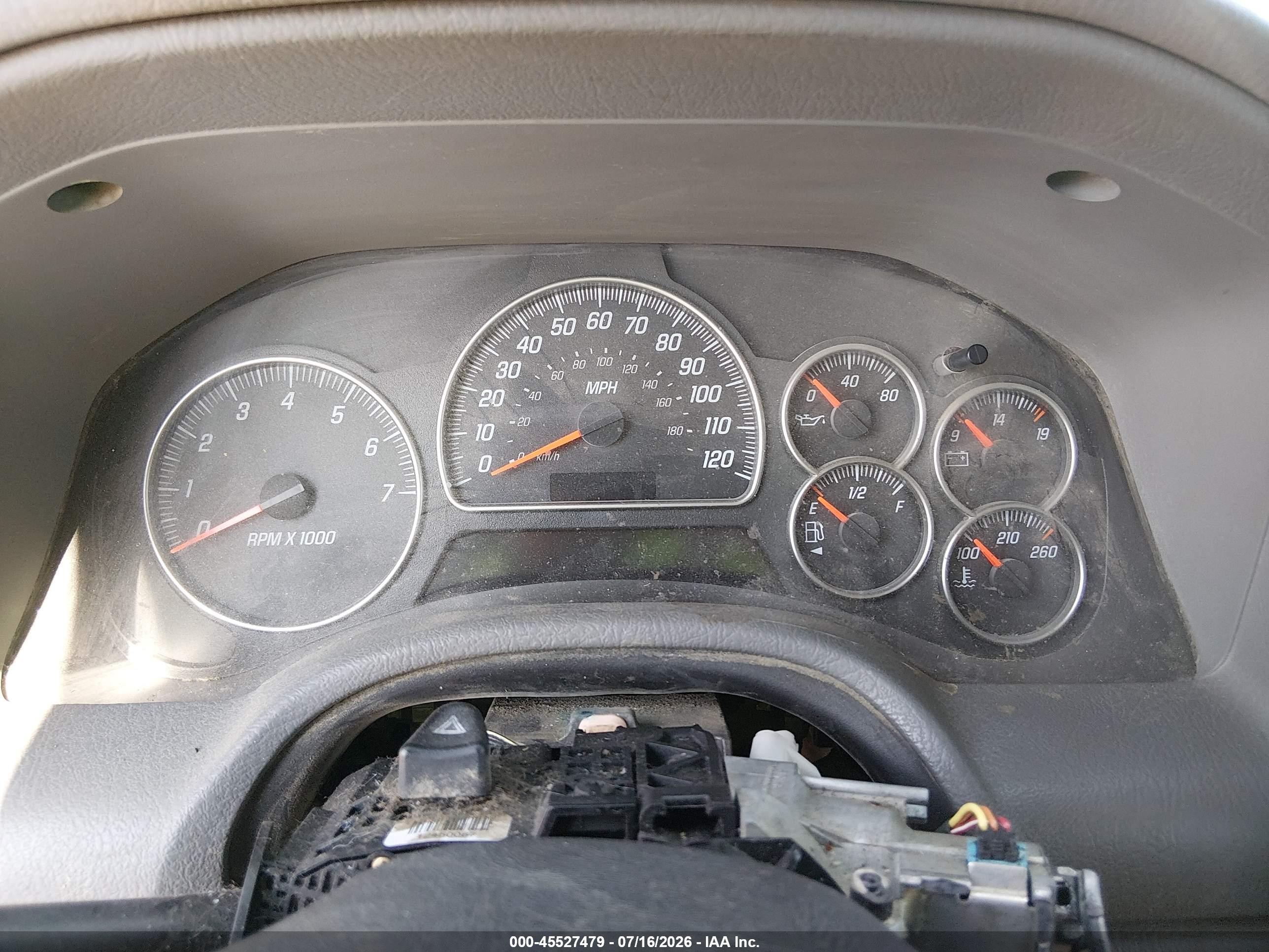 2005 Gmc Envoy Sle Maroon vin: 1GKDT13S452290898