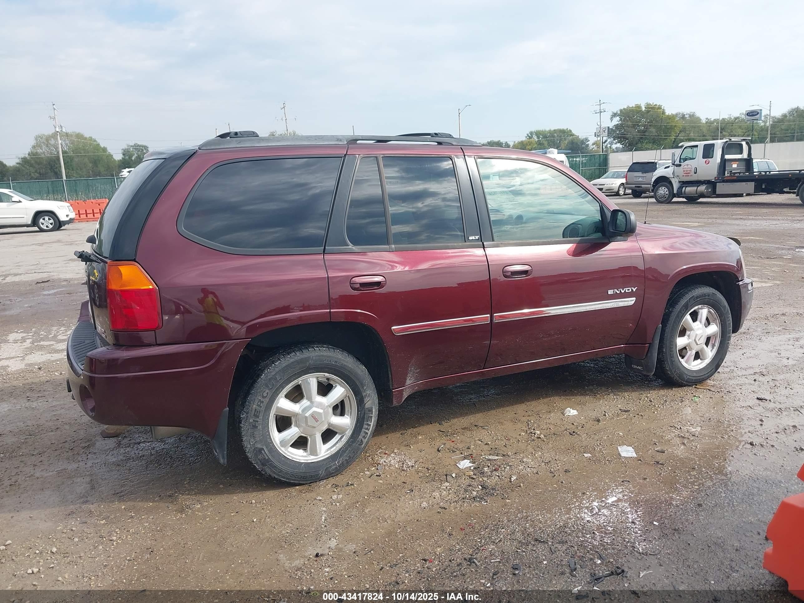2006 Gmc Envoy Slt Maroon vin: 1GKDT13S462126097