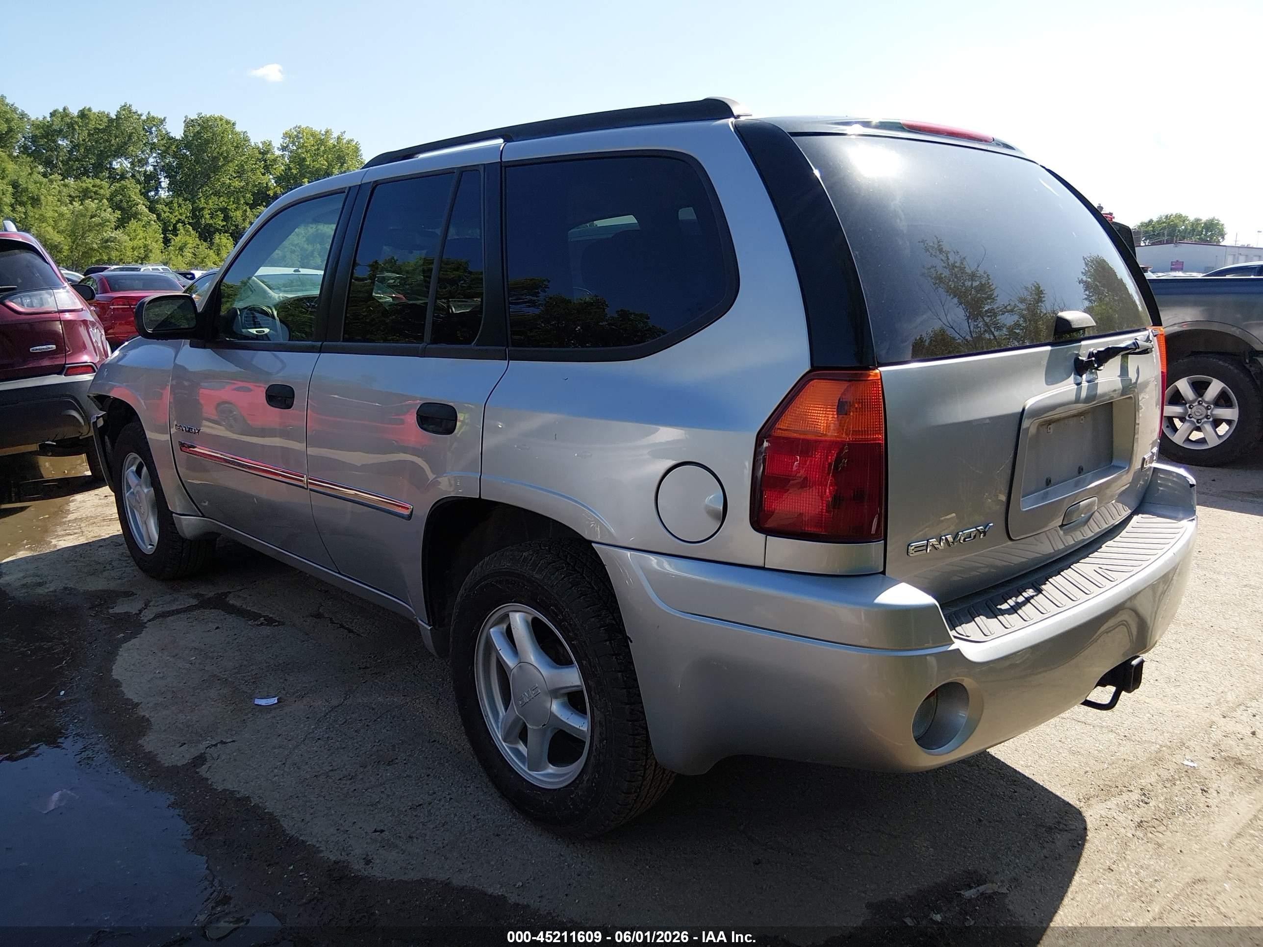2006 Gmc Envoy Sle Silver vin: 1GKDT13S462152862