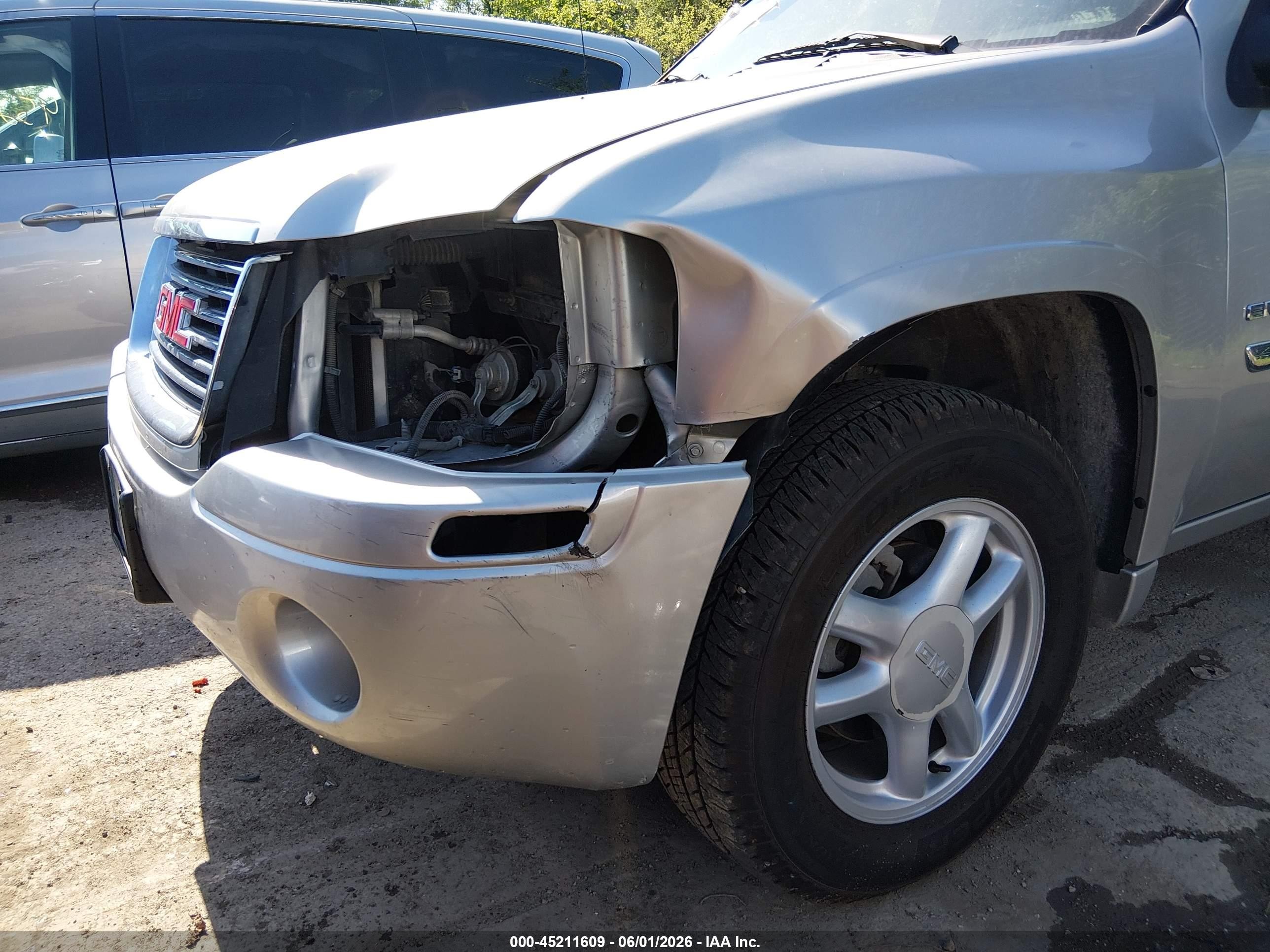 2006 Gmc Envoy Sle Silver vin: 1GKDT13S462152862