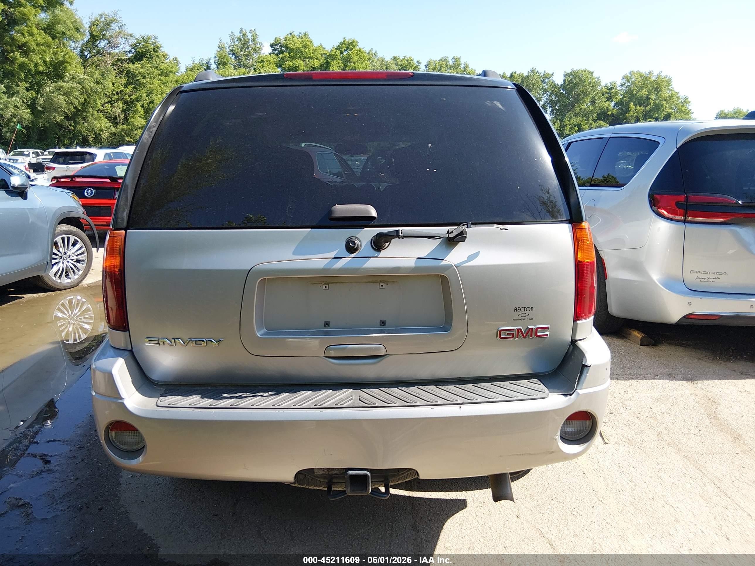 2006 Gmc Envoy Sle Silver vin: 1GKDT13S462152862