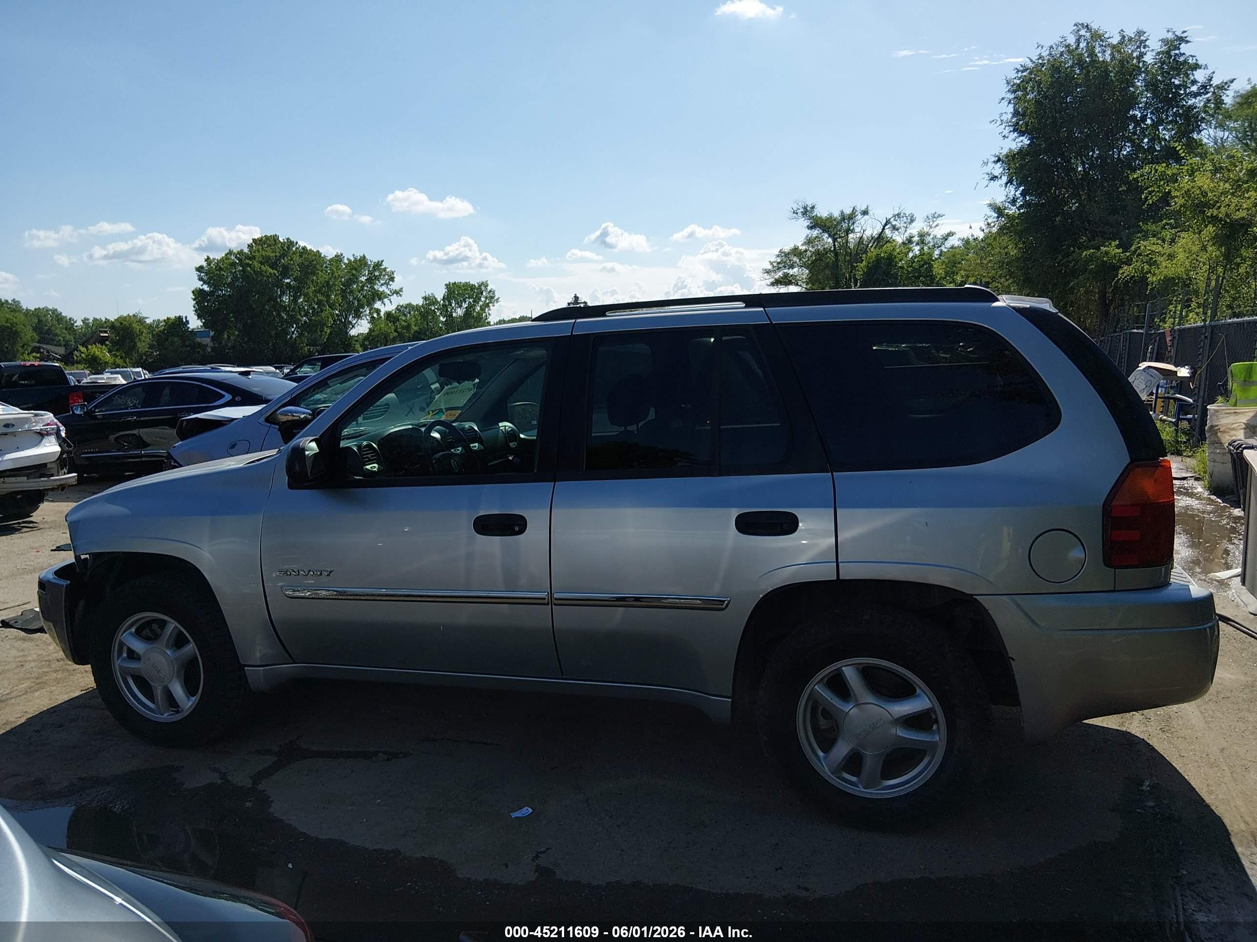 2006 Gmc Envoy Sle Silver vin: 1GKDT13S462152862
