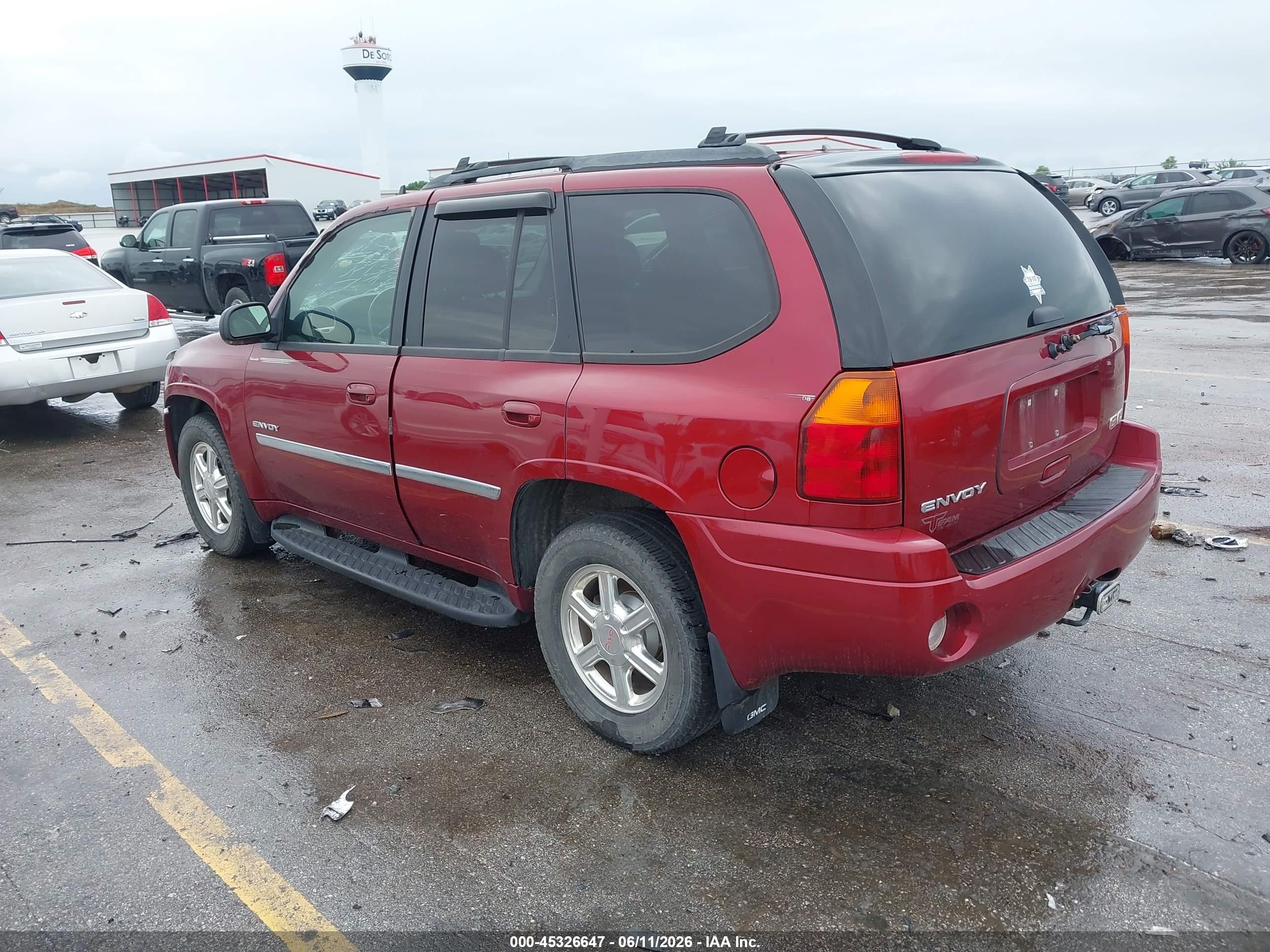 2006 Gmc Envoy Slt Red vin: 1GKDT13S462292054