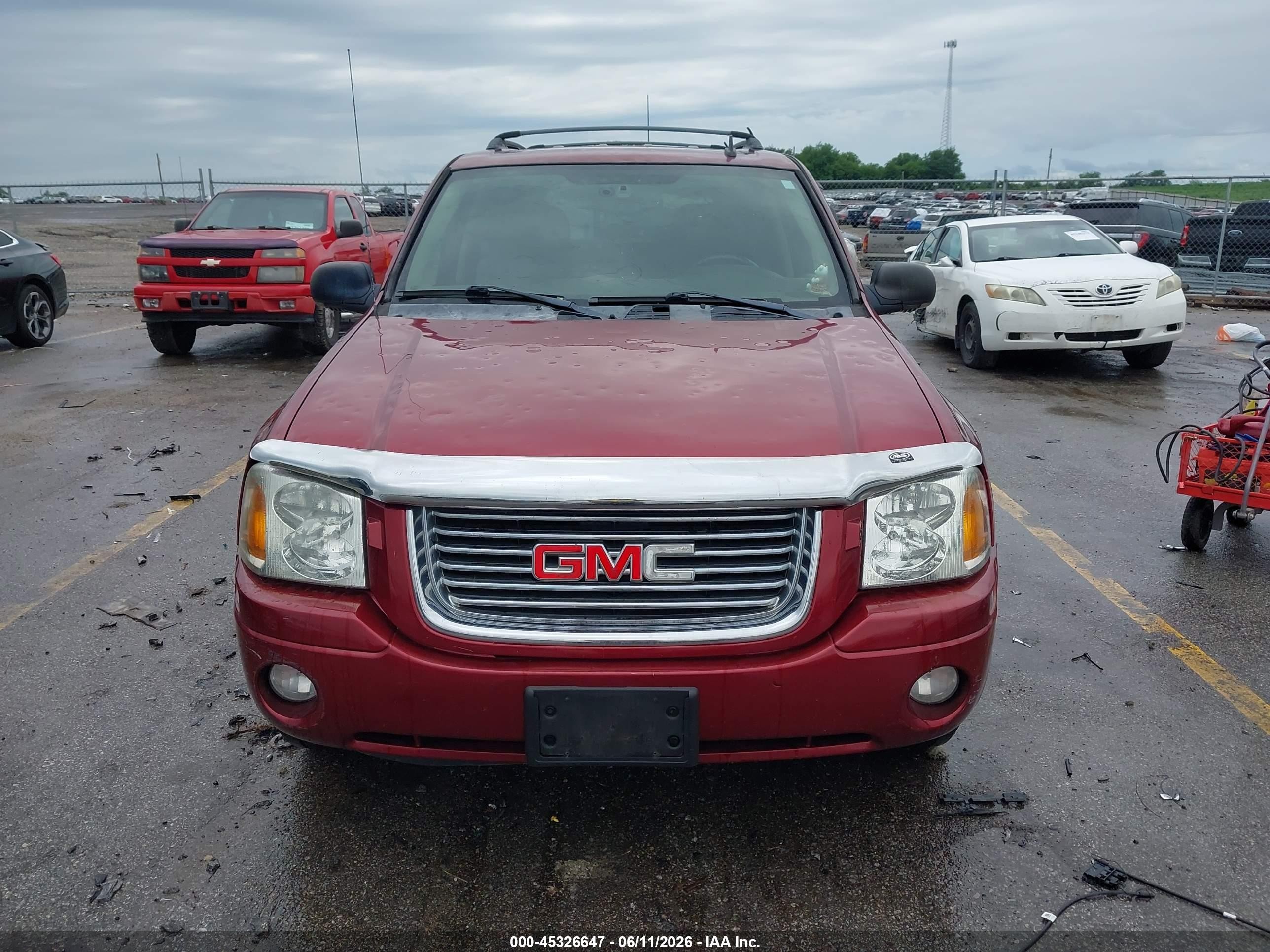 2006 Gmc Envoy Slt Red vin: 1GKDT13S462292054