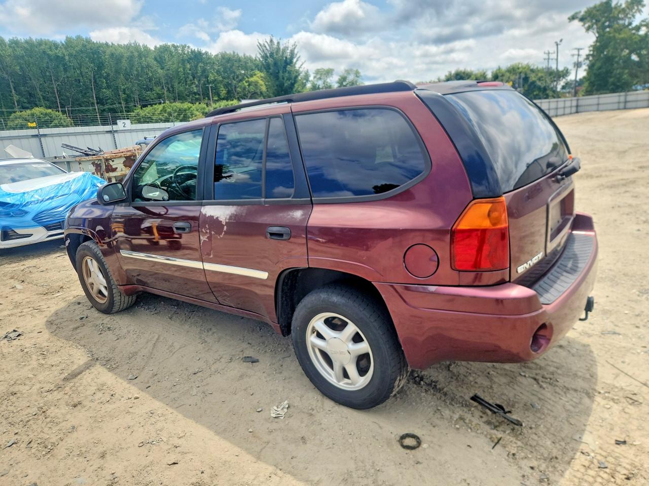 2007 Gmc Envoy Maroon vin: 1GKDT13S472104473
