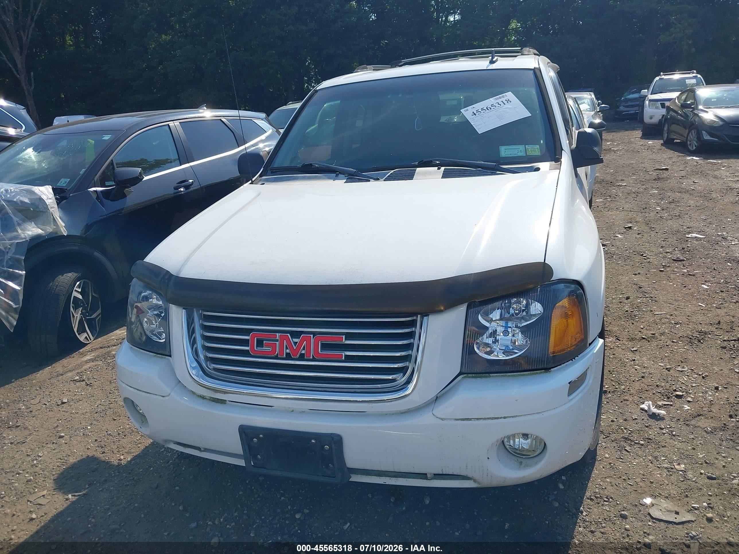 2007 Gmc Envoy Sle Commercial White vin: 1GKDT13S472168769