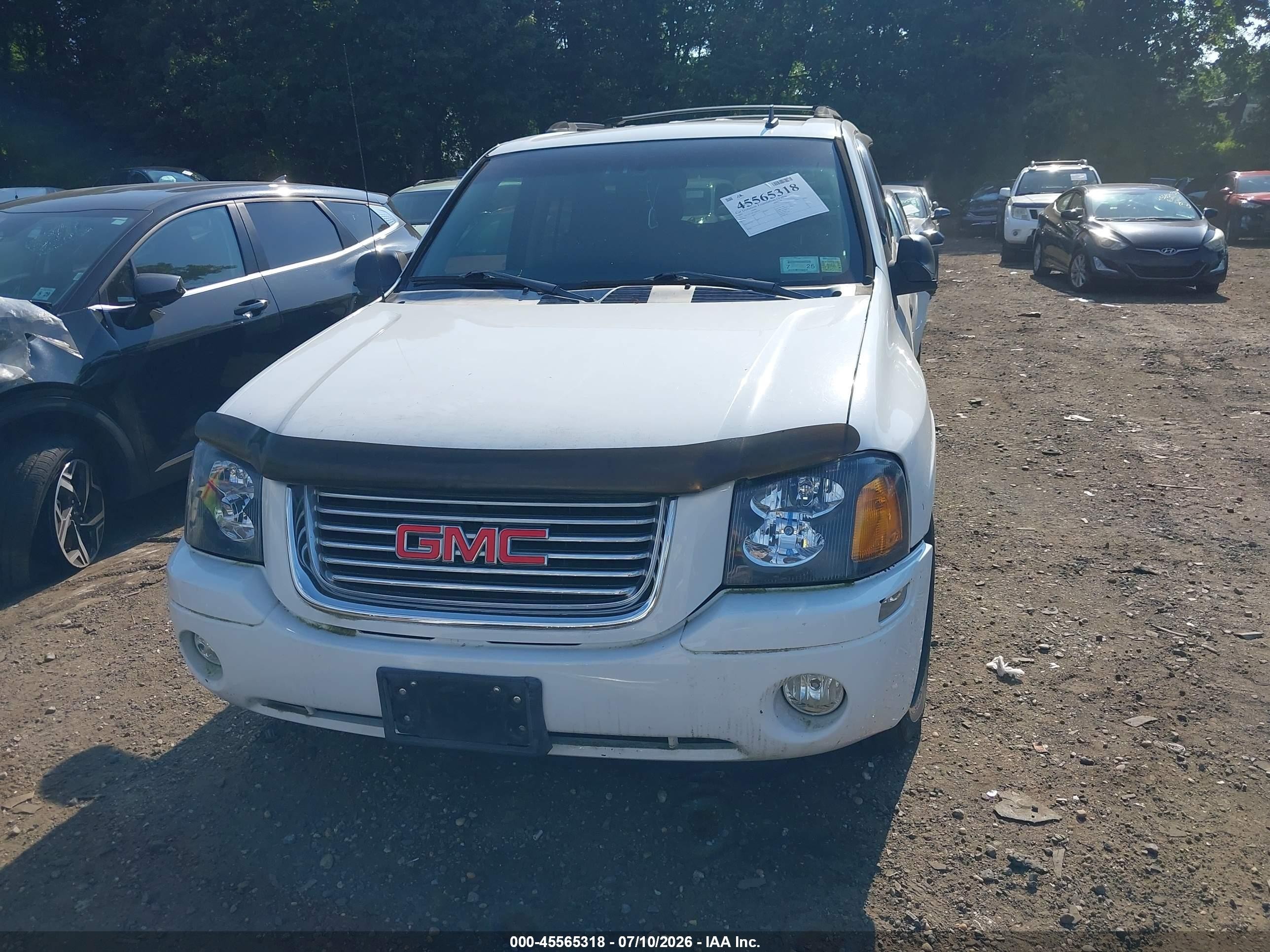 2007 Gmc Envoy Sle Commercial White vin: 1GKDT13S472168769