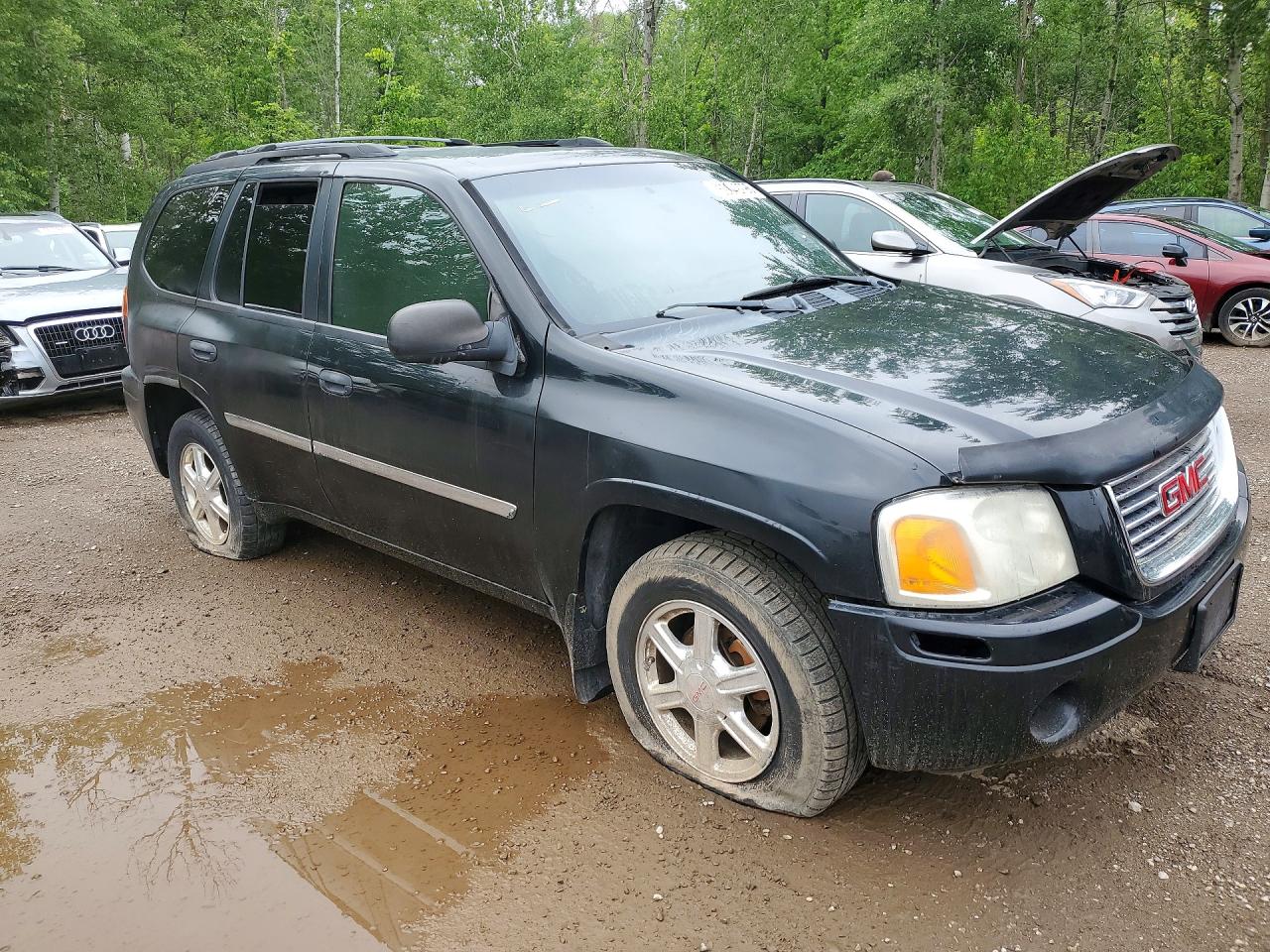 2008 Gmc Envoy Black vin: 1GKDT13S482101784