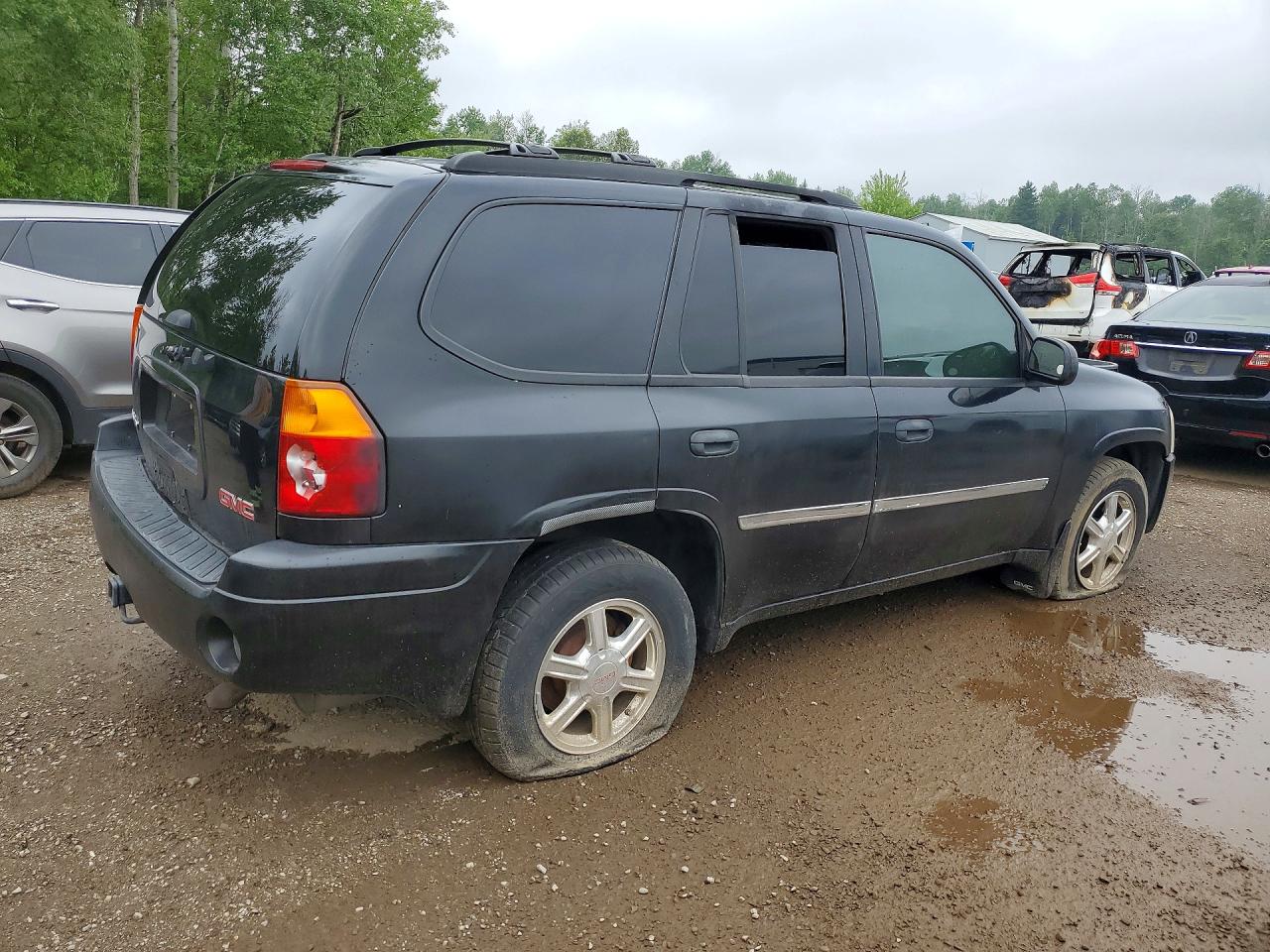 2008 Gmc Envoy Black vin: 1GKDT13S482101784