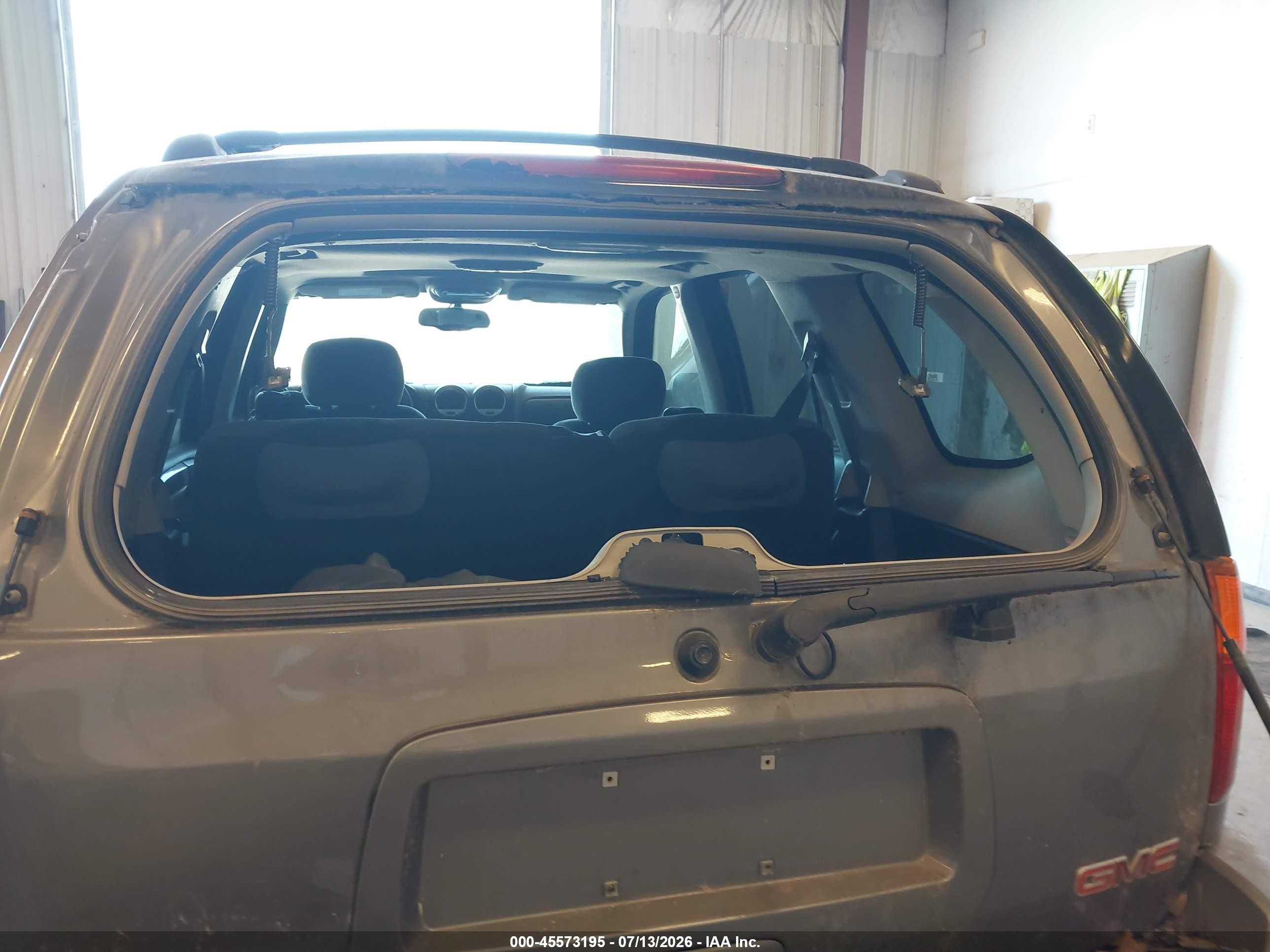 2008 Gmc Envoy Sle Gray vin: 1GKDT13S482155666