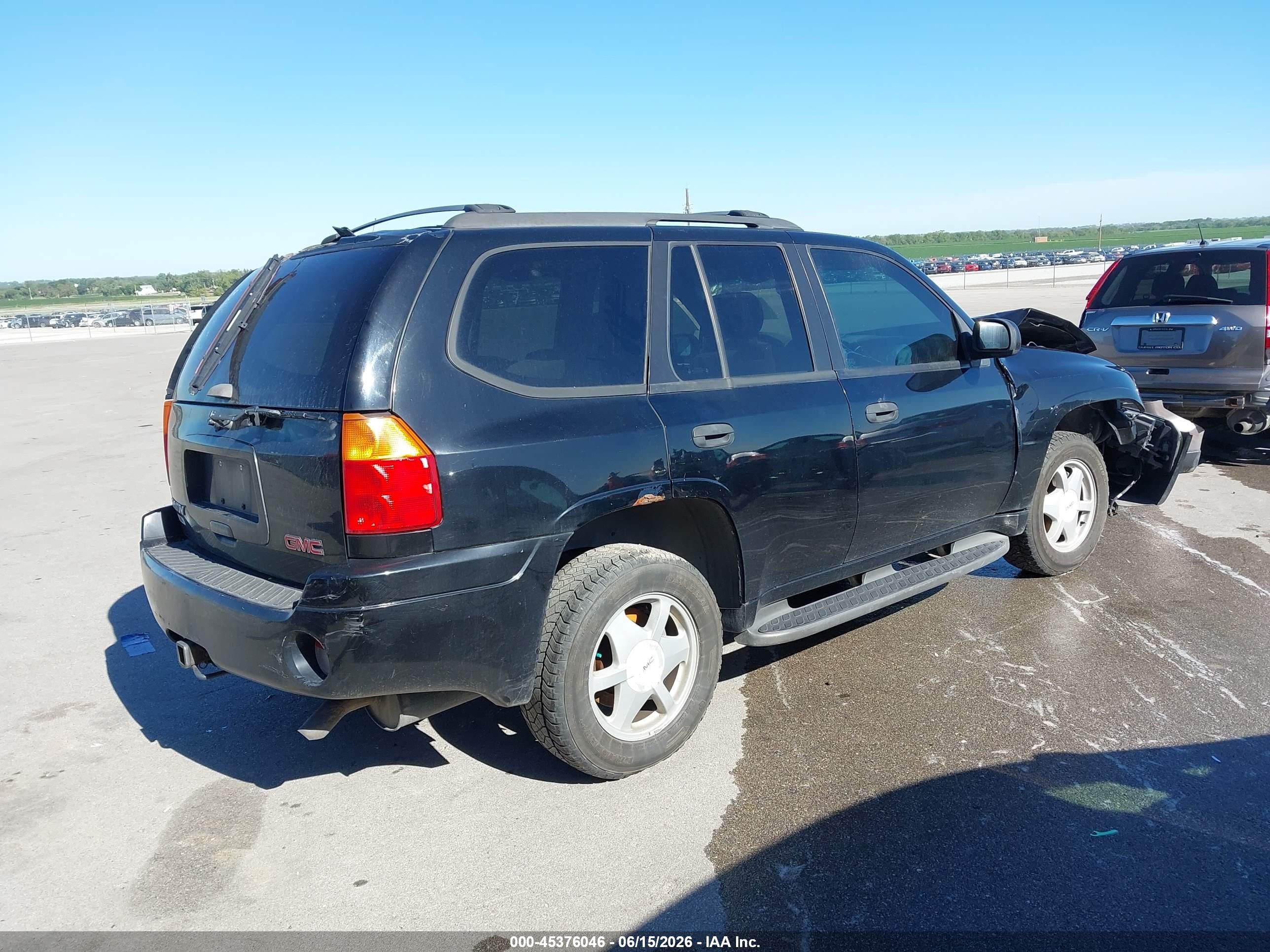 2002 Gmc Envoy Sle Black vin: 1GKDT13S522166229