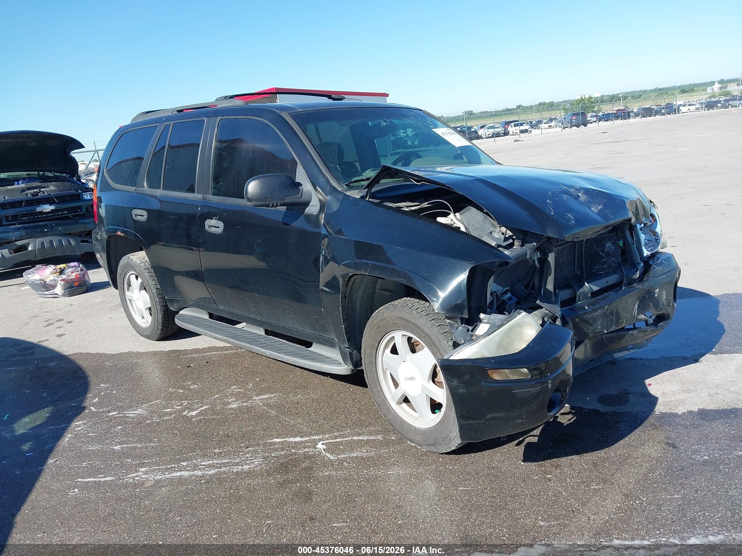 2002 Gmc Envoy Sle Black vin: 1GKDT13S522166229
