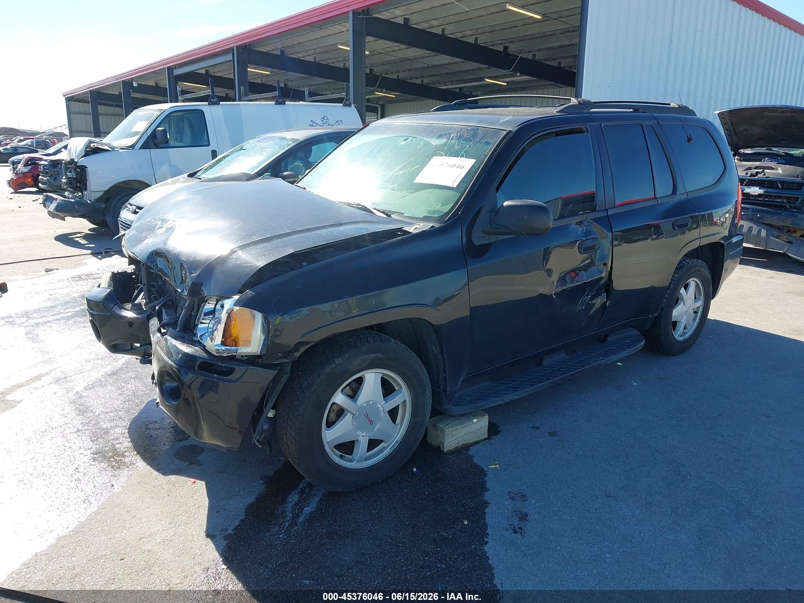 2002 Gmc Envoy Sle Black vin: 1GKDT13S522166229