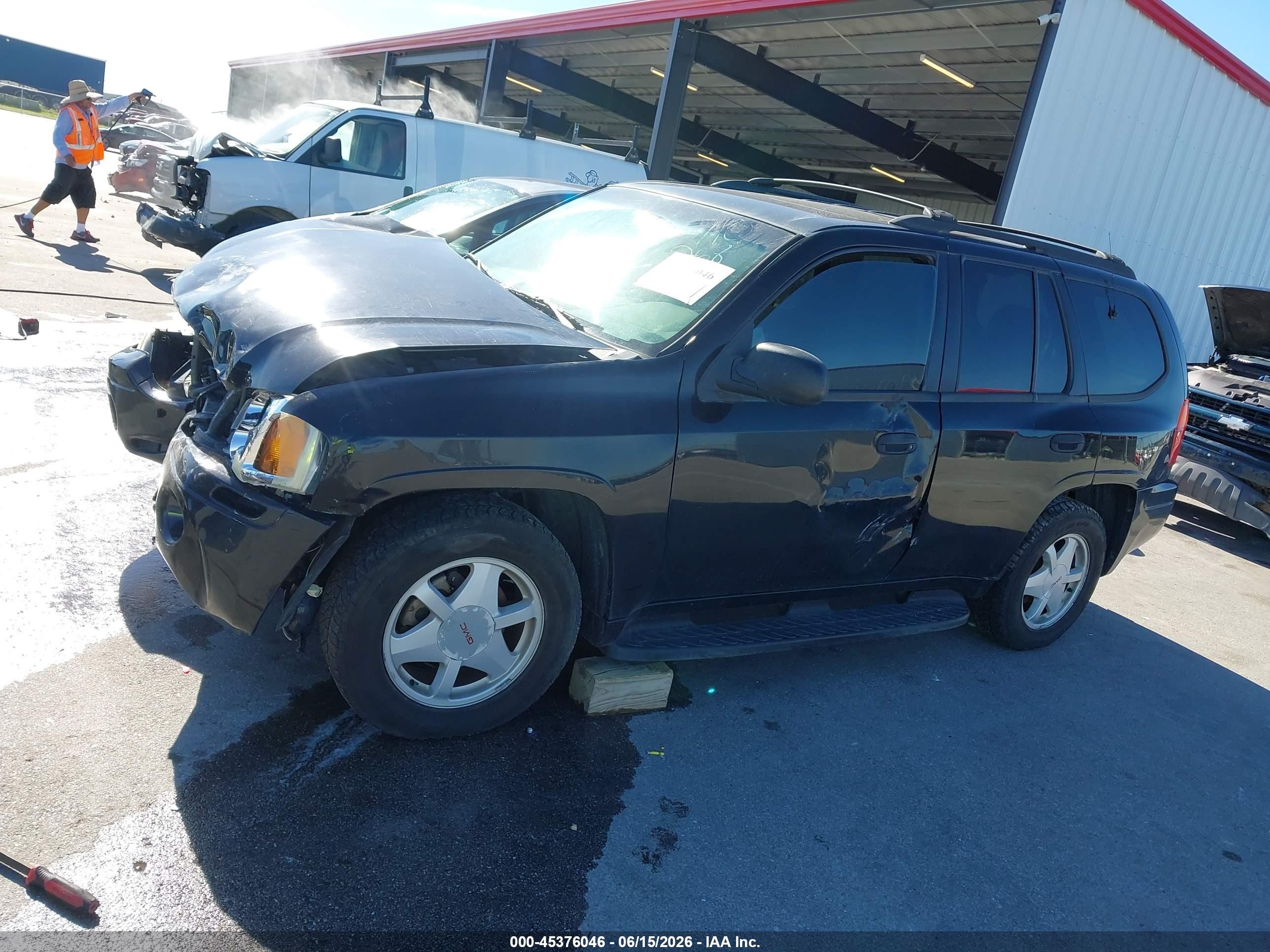 2002 Gmc Envoy Sle Black vin: 1GKDT13S522166229