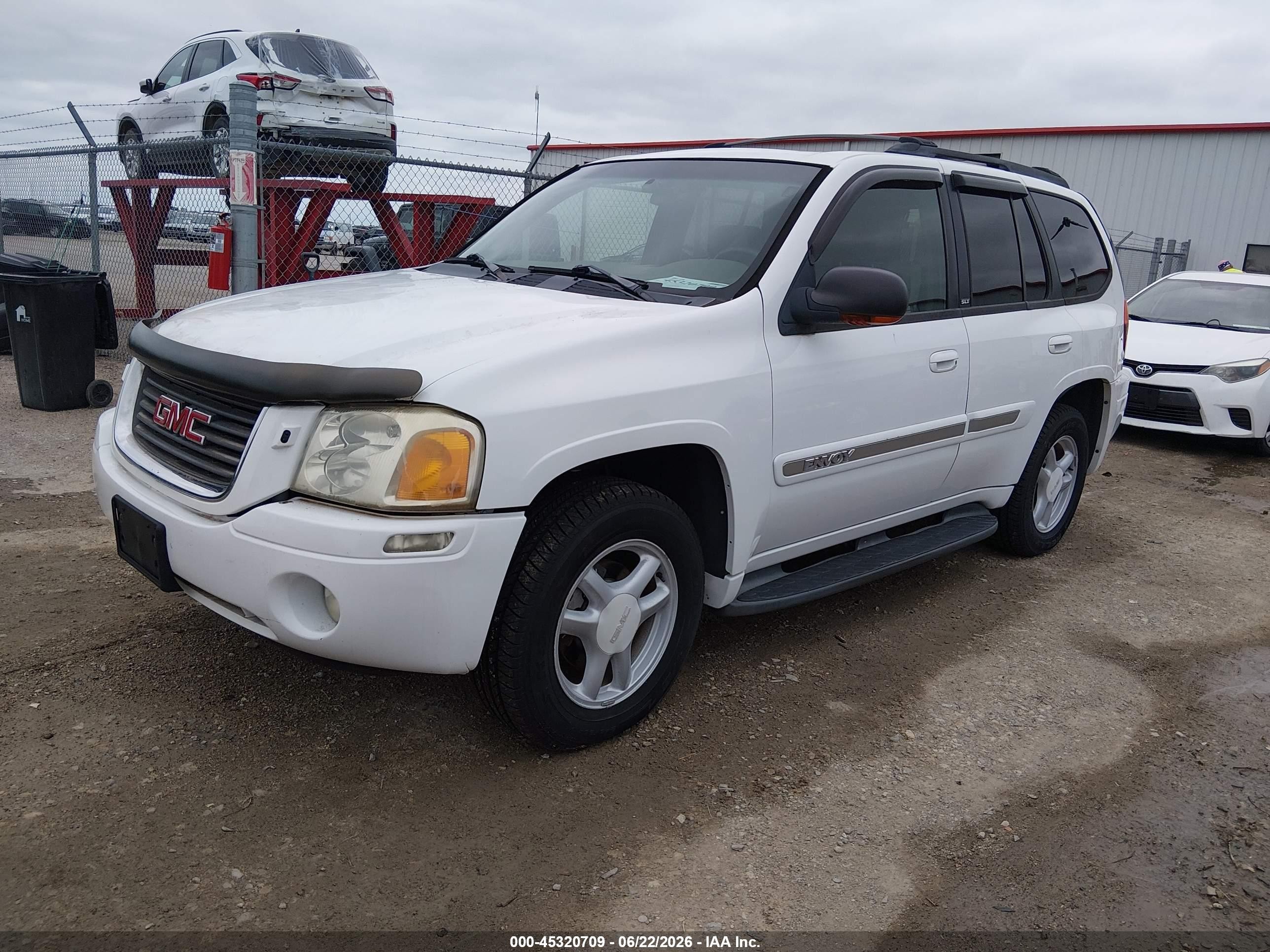 2002 Gmc Envoy Slt White vin: 1GKDT13S522362932