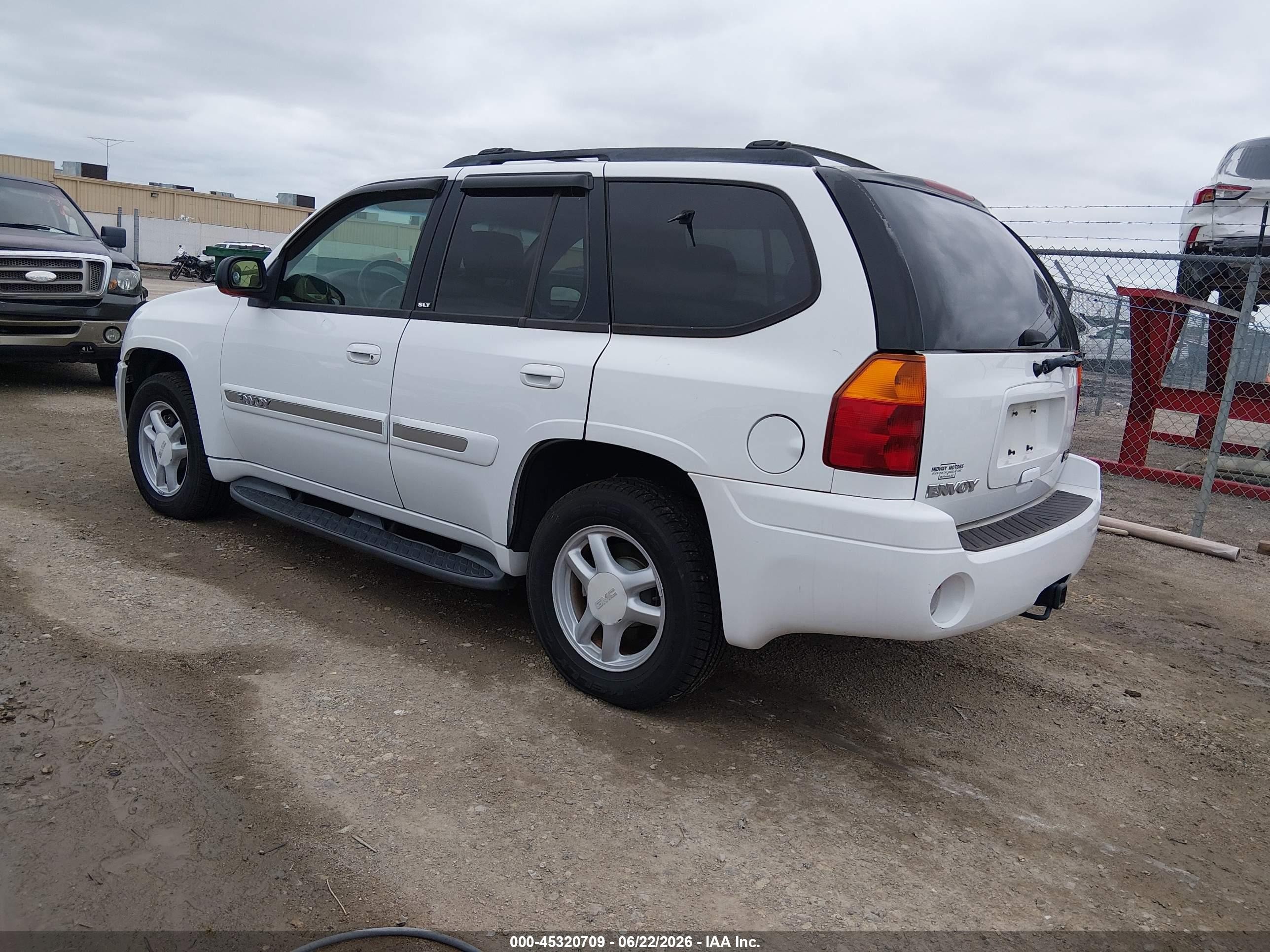 2002 Gmc Envoy Slt White vin: 1GKDT13S522362932