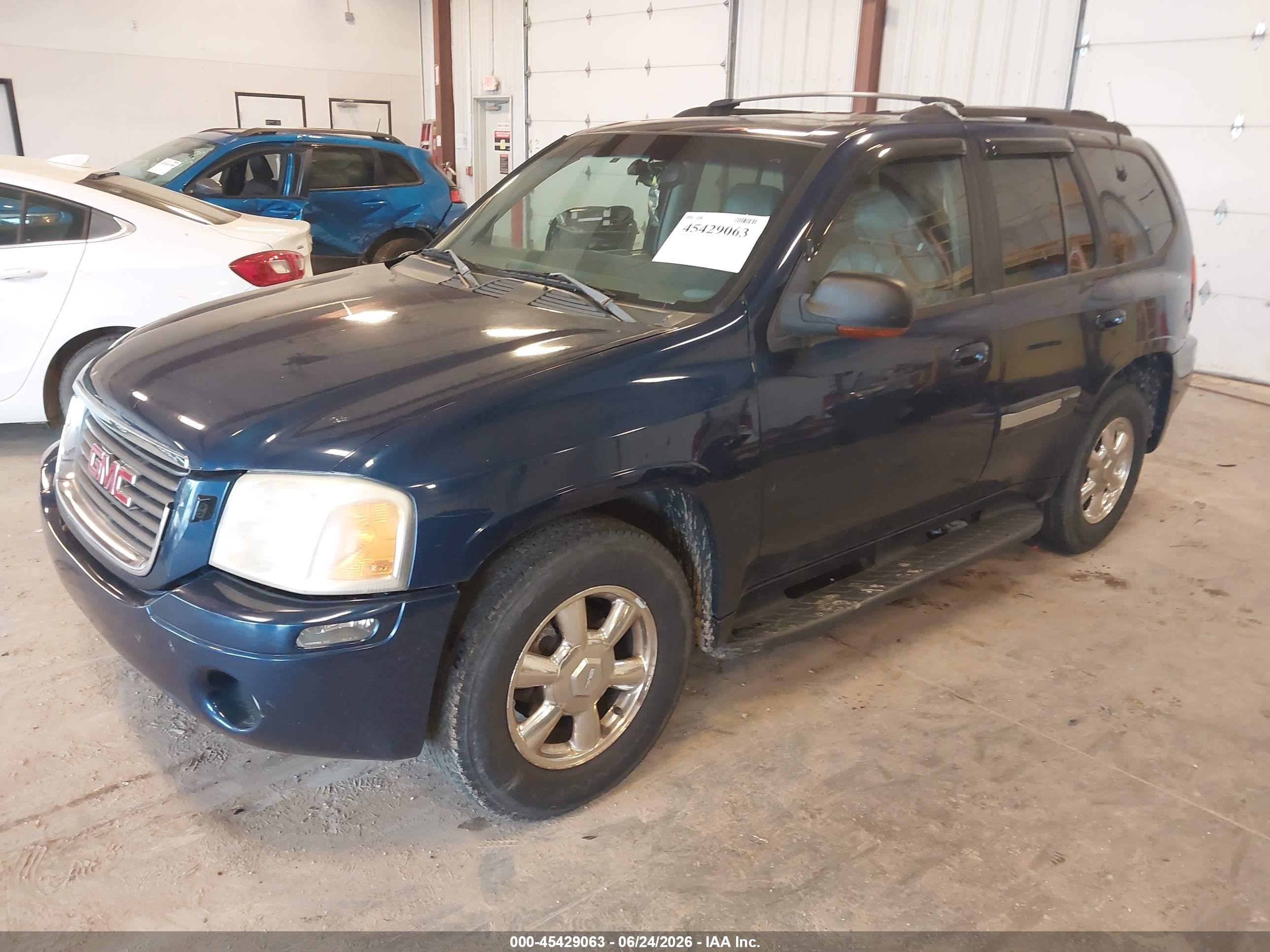 2002 Gmc Envoy Slt Blue vin: 1GKDT13S522369217