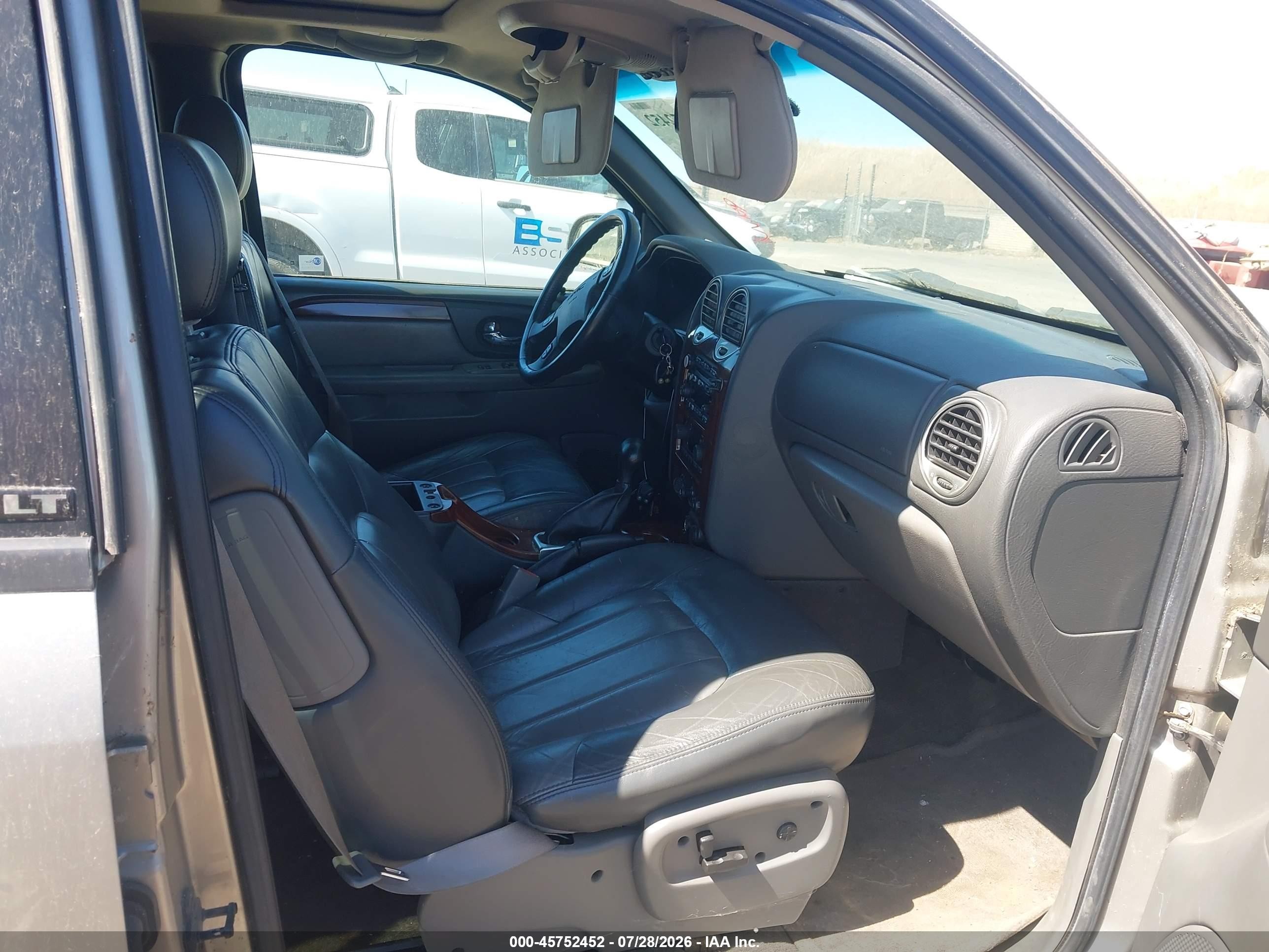 2002 Gmc Envoy   Gray vin: 1GKDT13S522378757