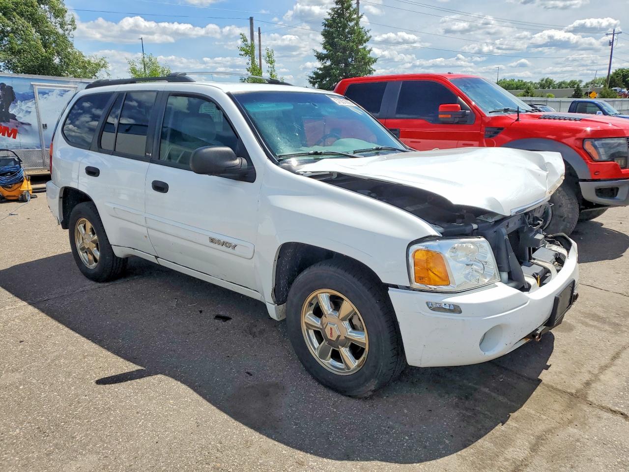 2002 Gmc Envoy White vin: 1GKDT13S522503370