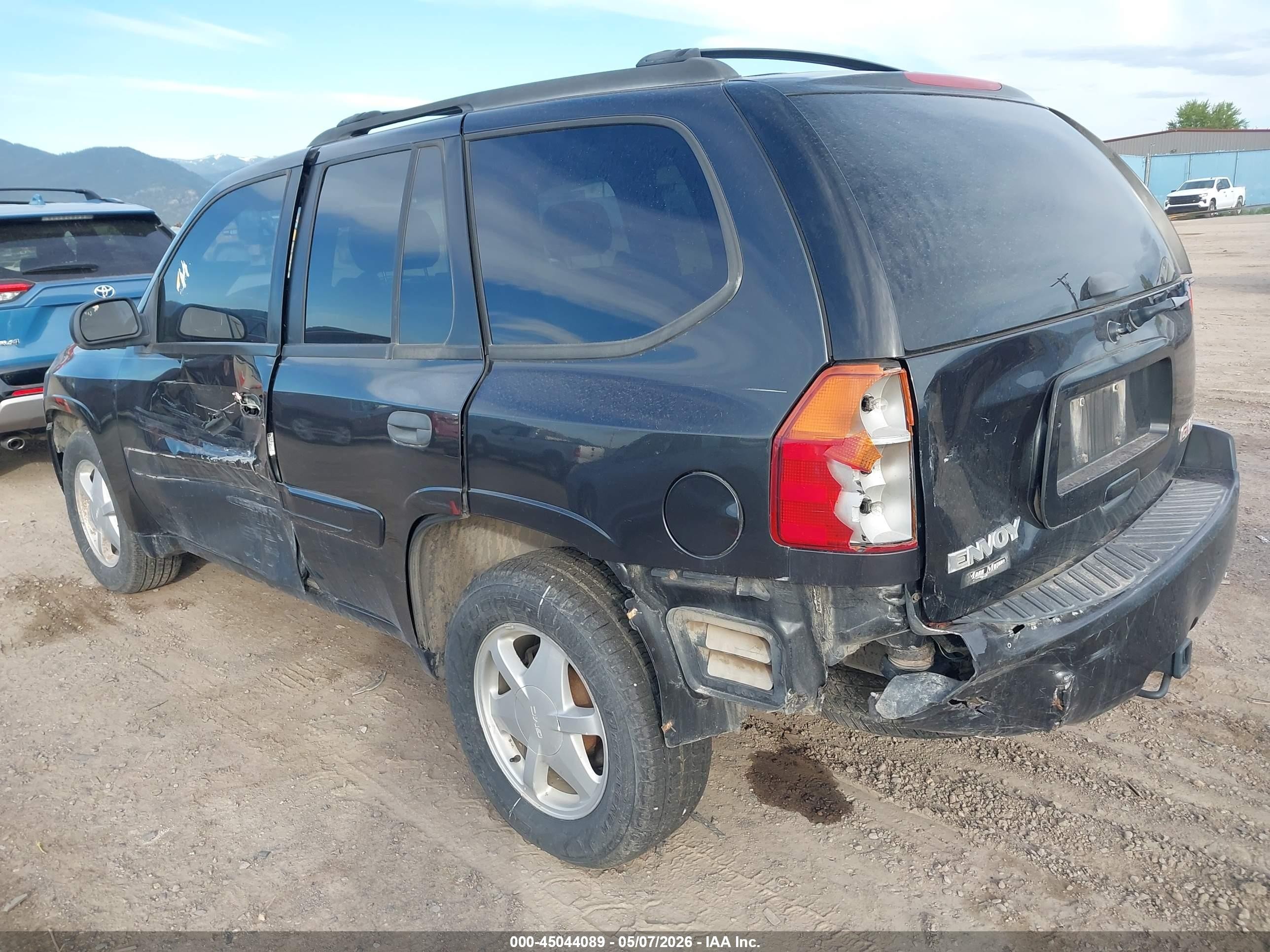 2003 Gmc Envoy Sle Черный vin: 1GKDT13S532210408