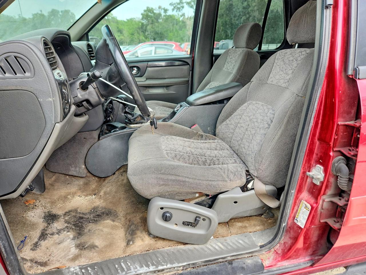 2004 Gmc Envoy Red vin: 1GKDT13S542253468