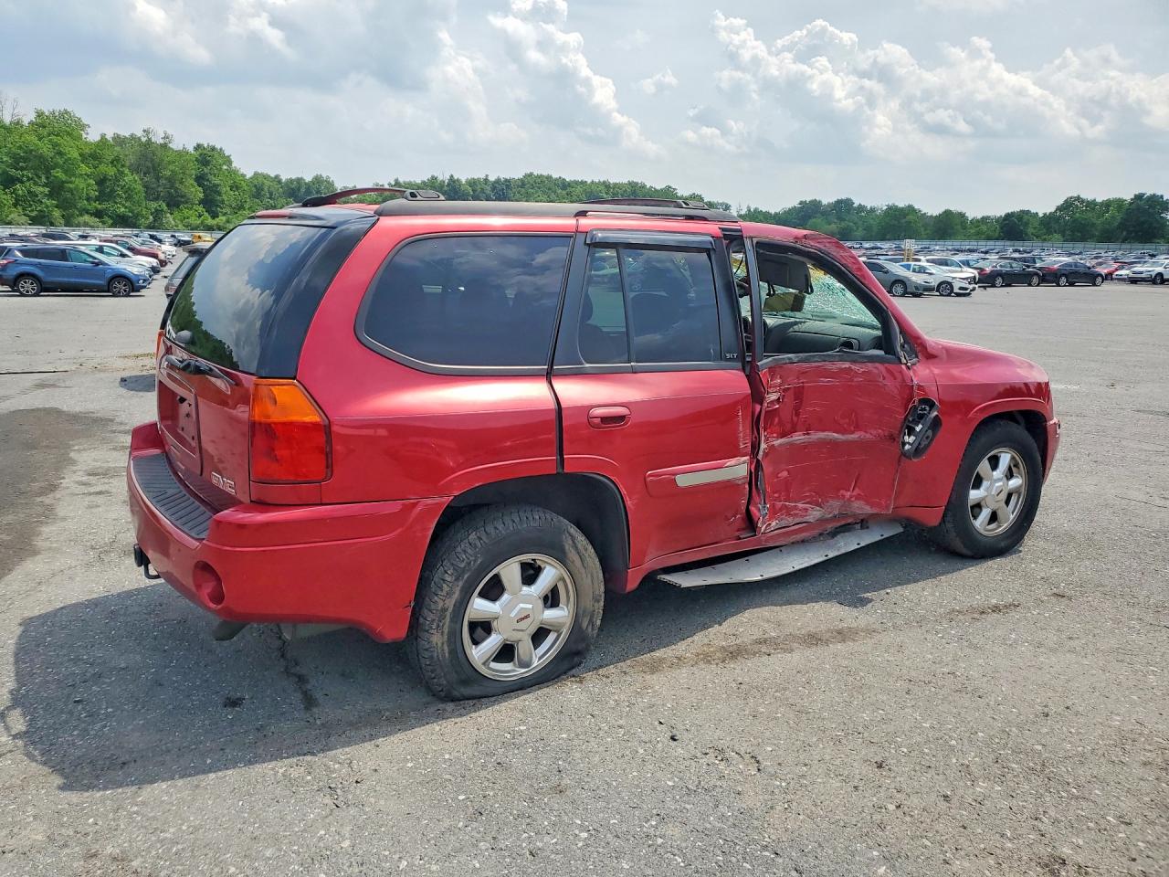 2004 Gmc Envoy Maroon vin: 1GKDT13S542443545