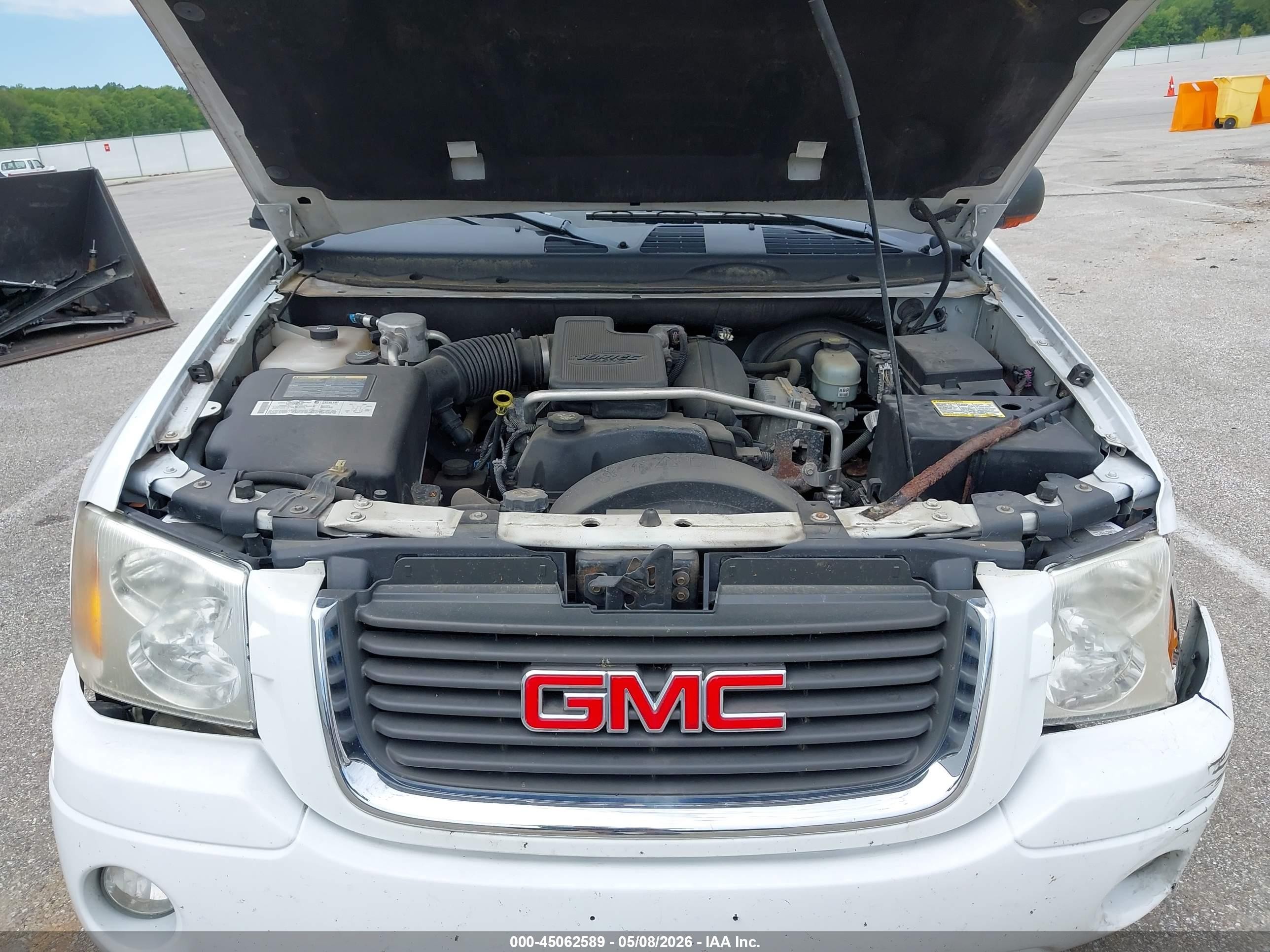 2005 Gmc Envoy Slt White vin: 1GKDT13S552310690
