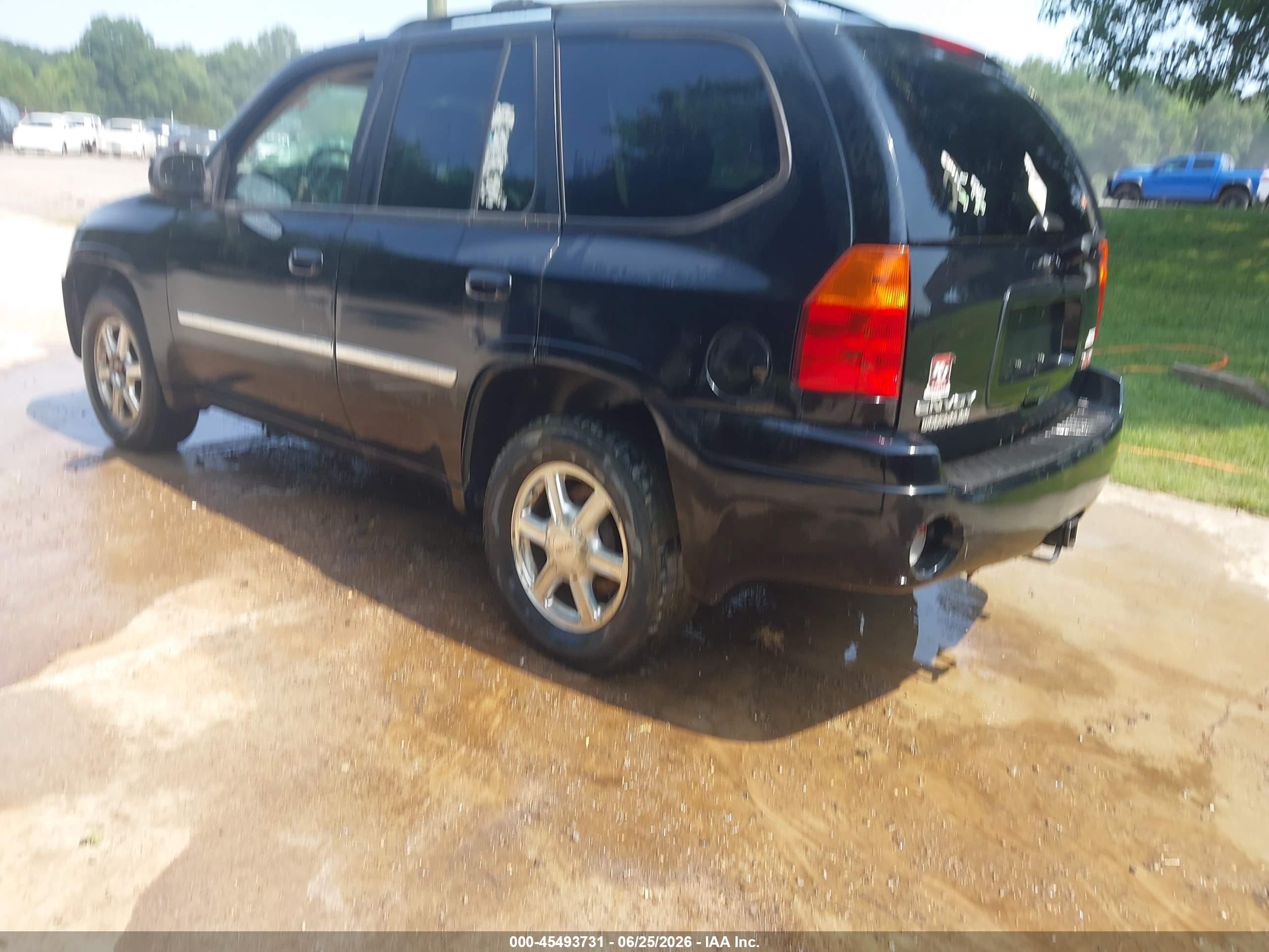2007 Gmc Envoy Slt Black vin: 1GKDT13S572258593