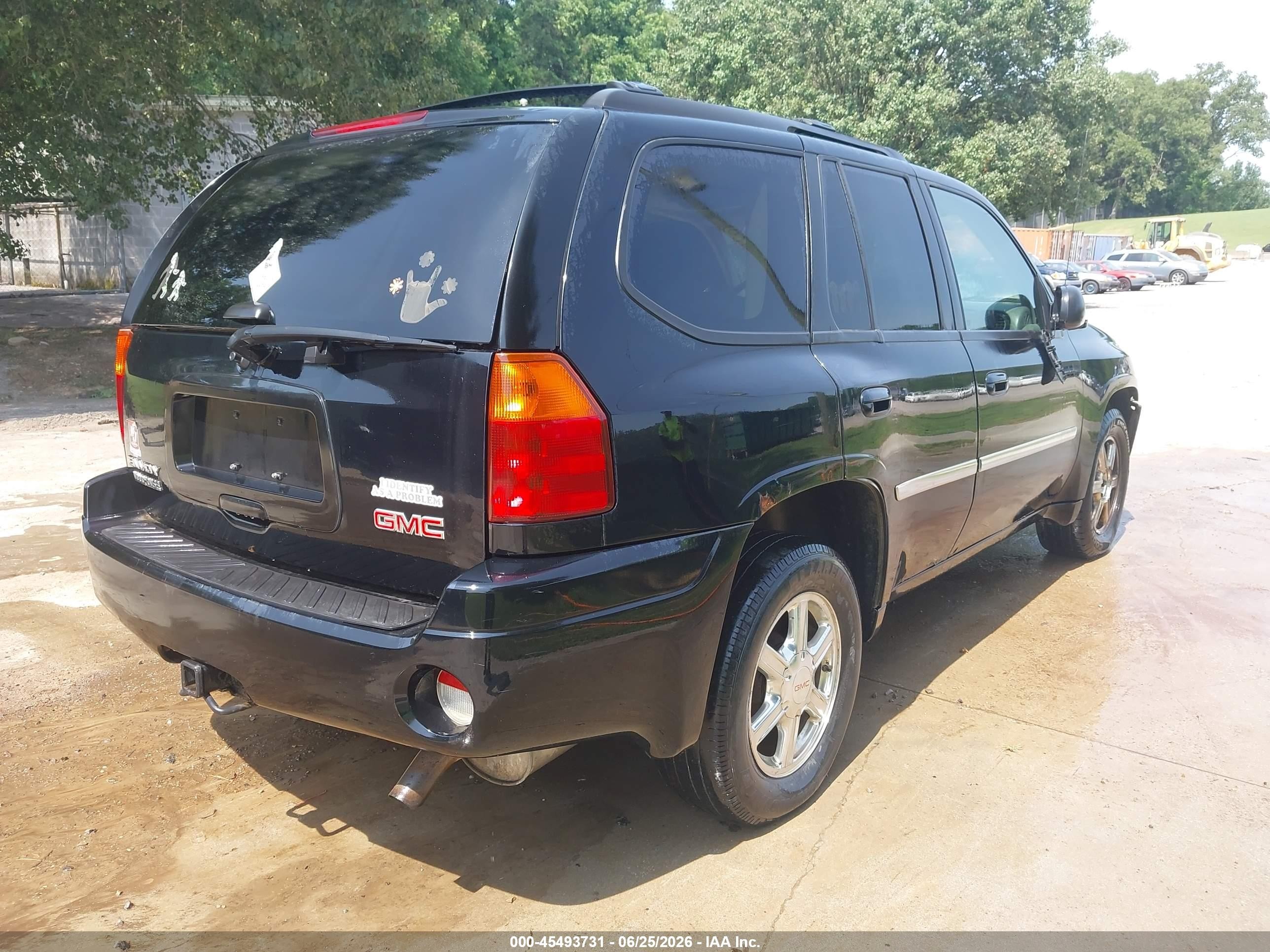 2007 Gmc Envoy Slt Black vin: 1GKDT13S572258593