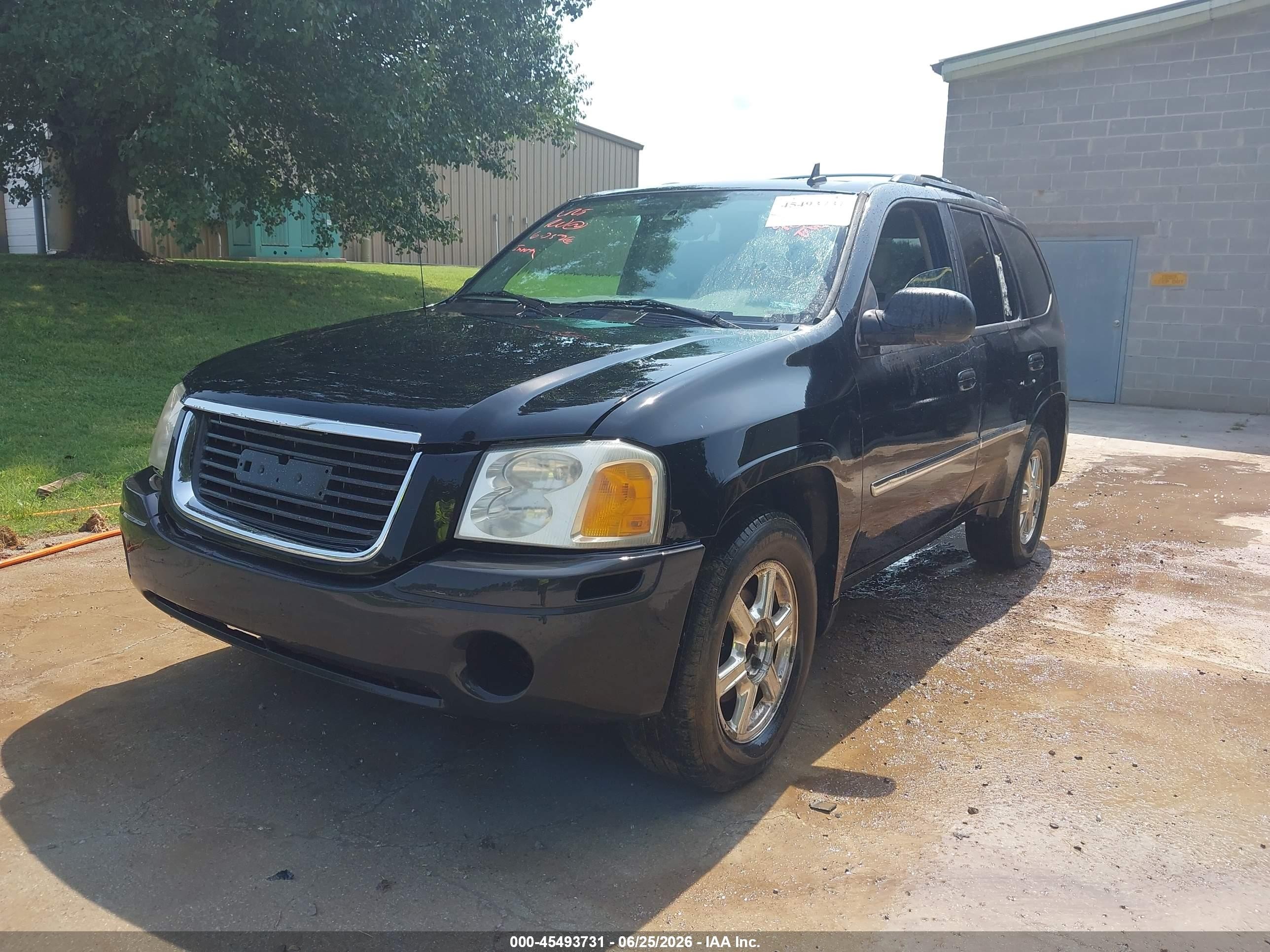 2007 Gmc Envoy Slt Black vin: 1GKDT13S572258593