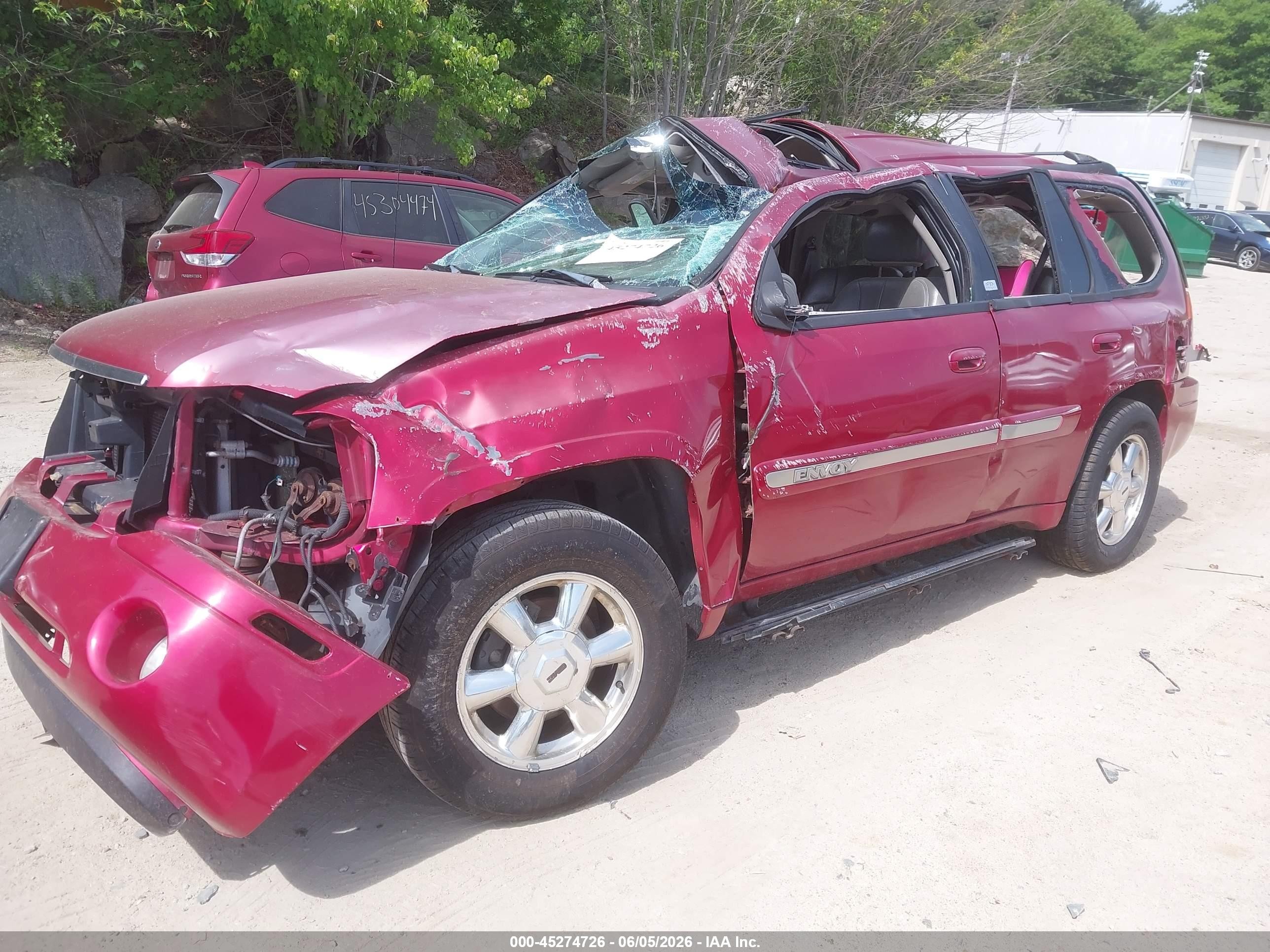 2003 Gmc Envoy Slt Бордовый vin: 1GKDT13S632219277
