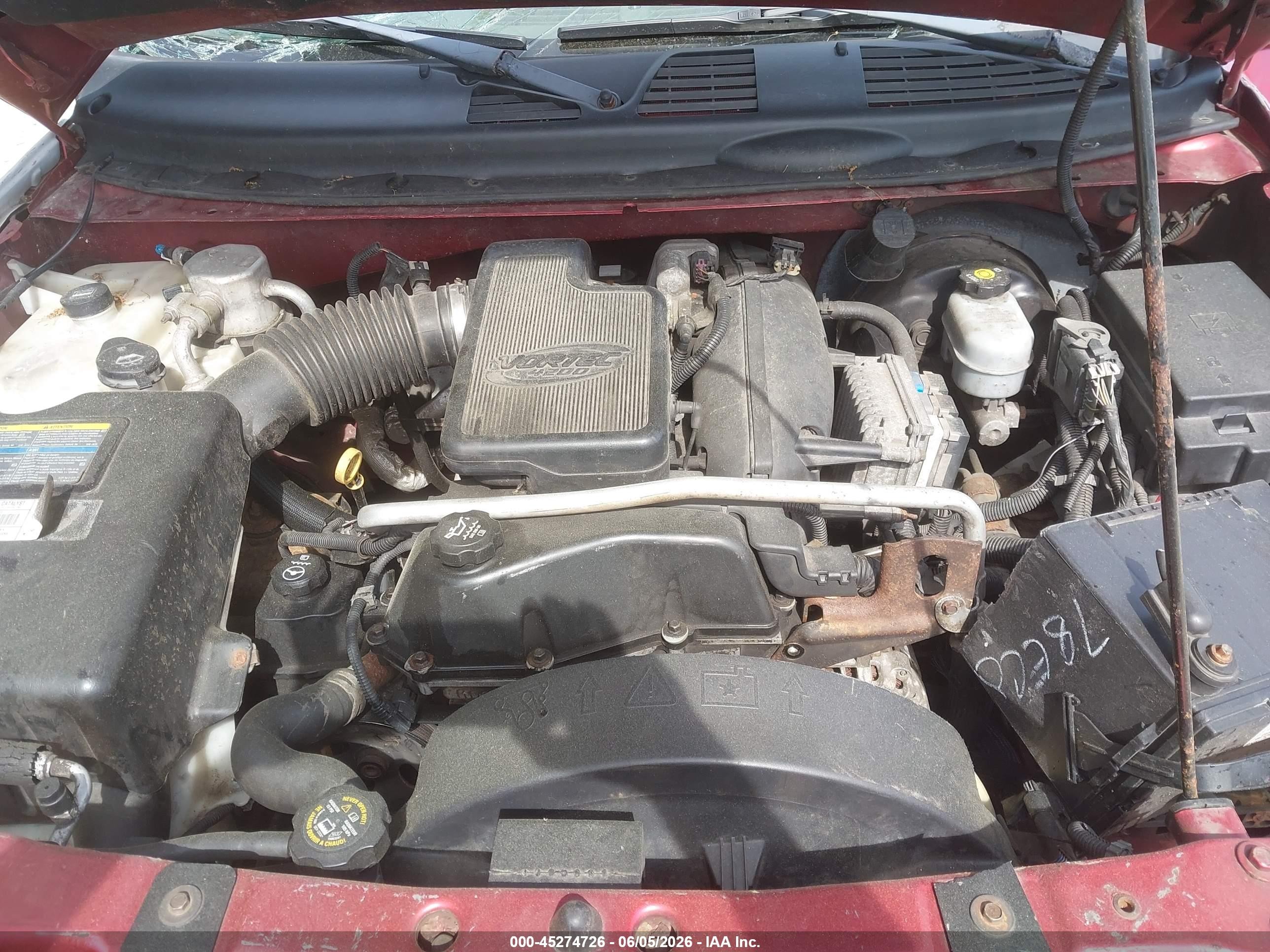 2003 Gmc Envoy Slt Бордовый vin: 1GKDT13S632219277