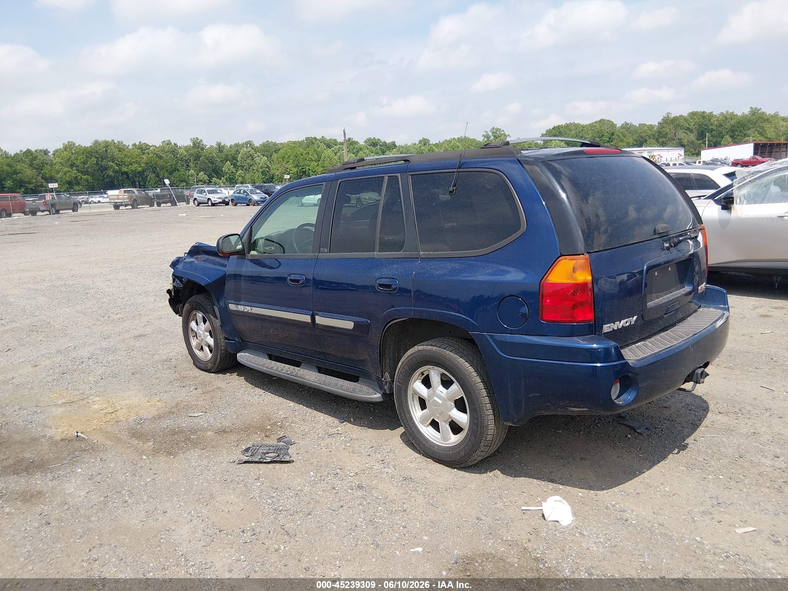 2003 Gmc Envoy Slt Синий vin: 1GKDT13S632287854