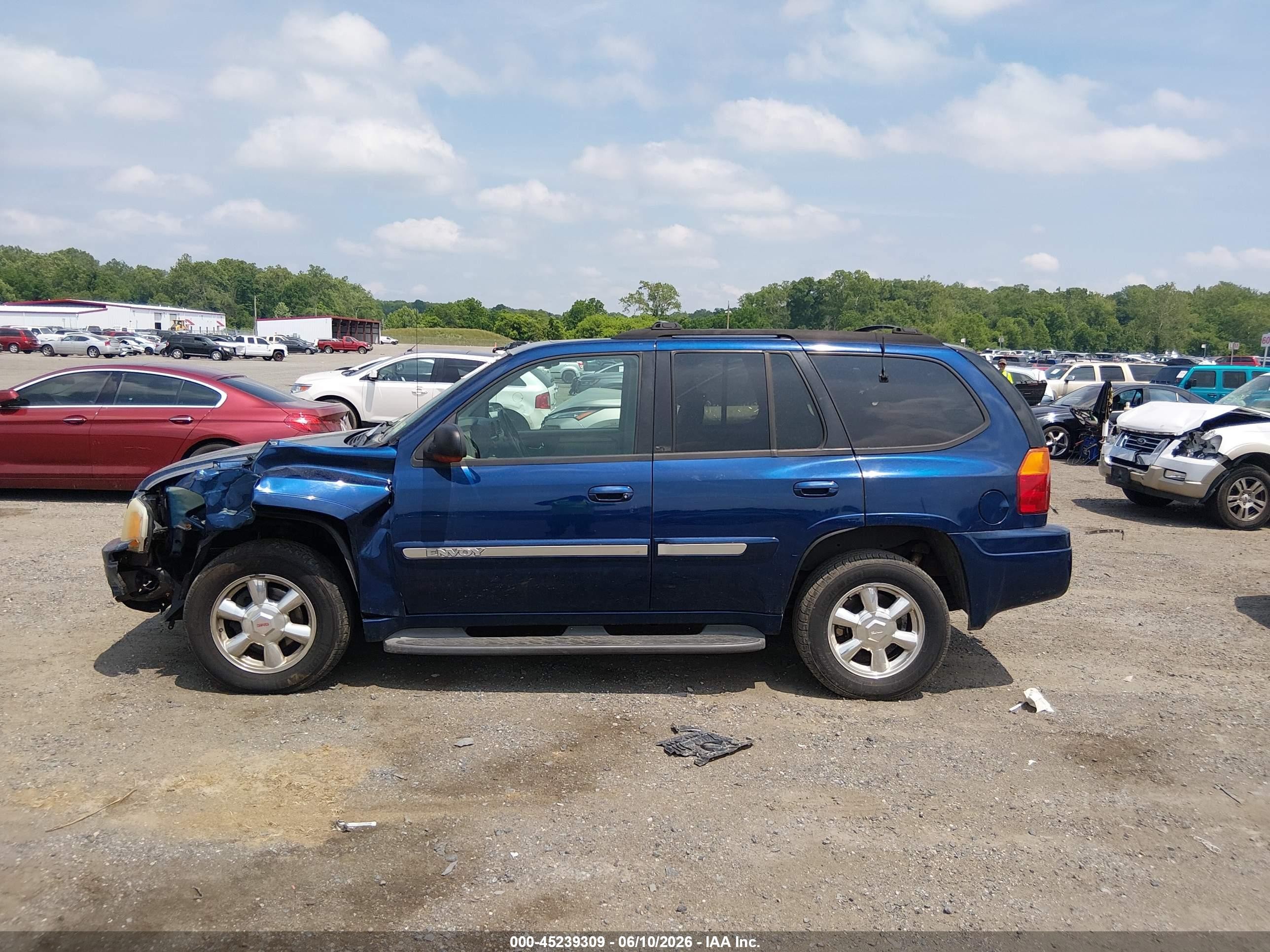 2003 Gmc Envoy Slt Синий vin: 1GKDT13S632287854