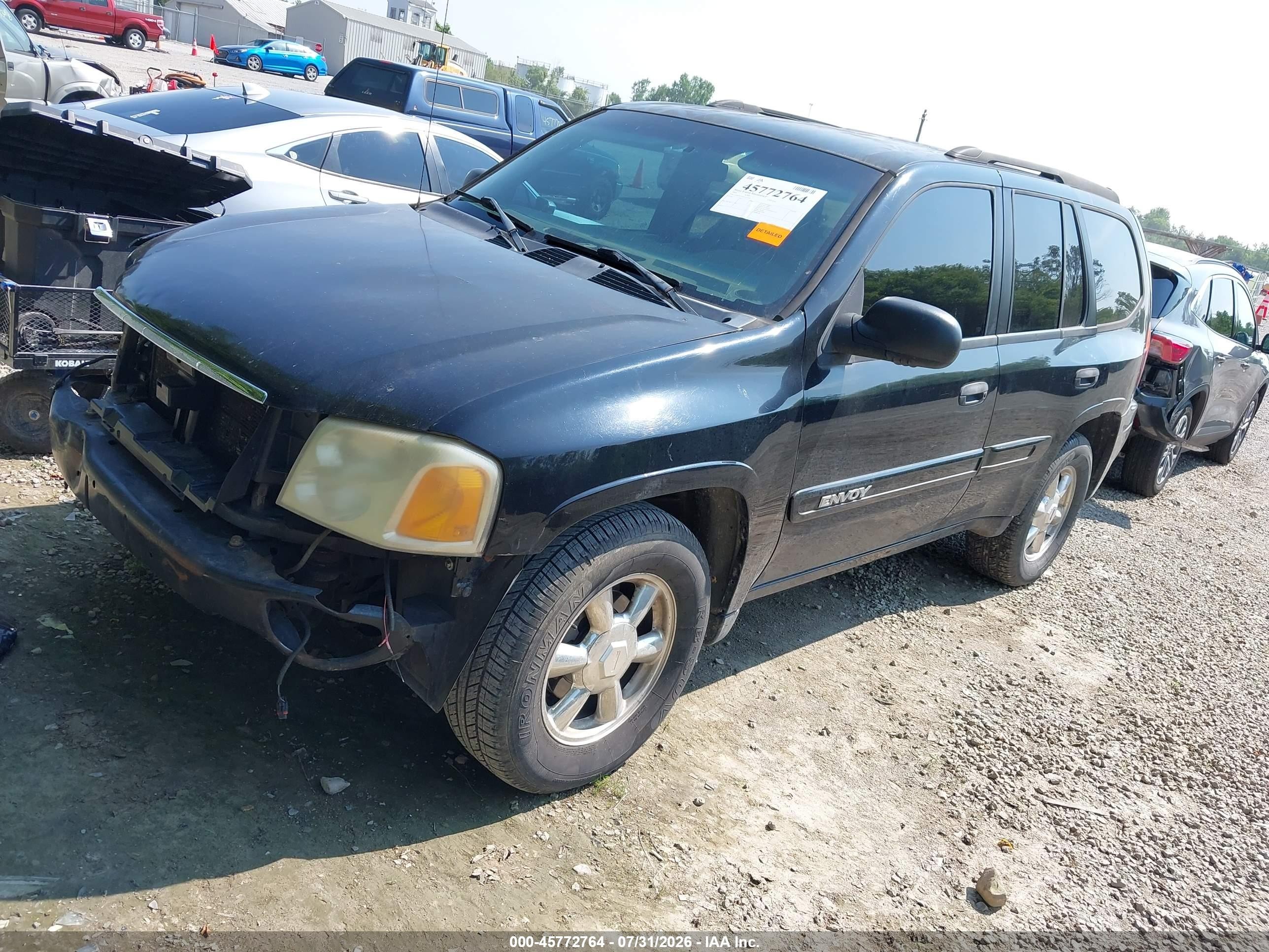2003 Gmc Envoy Sle Black vin: 1GKDT13S632337183