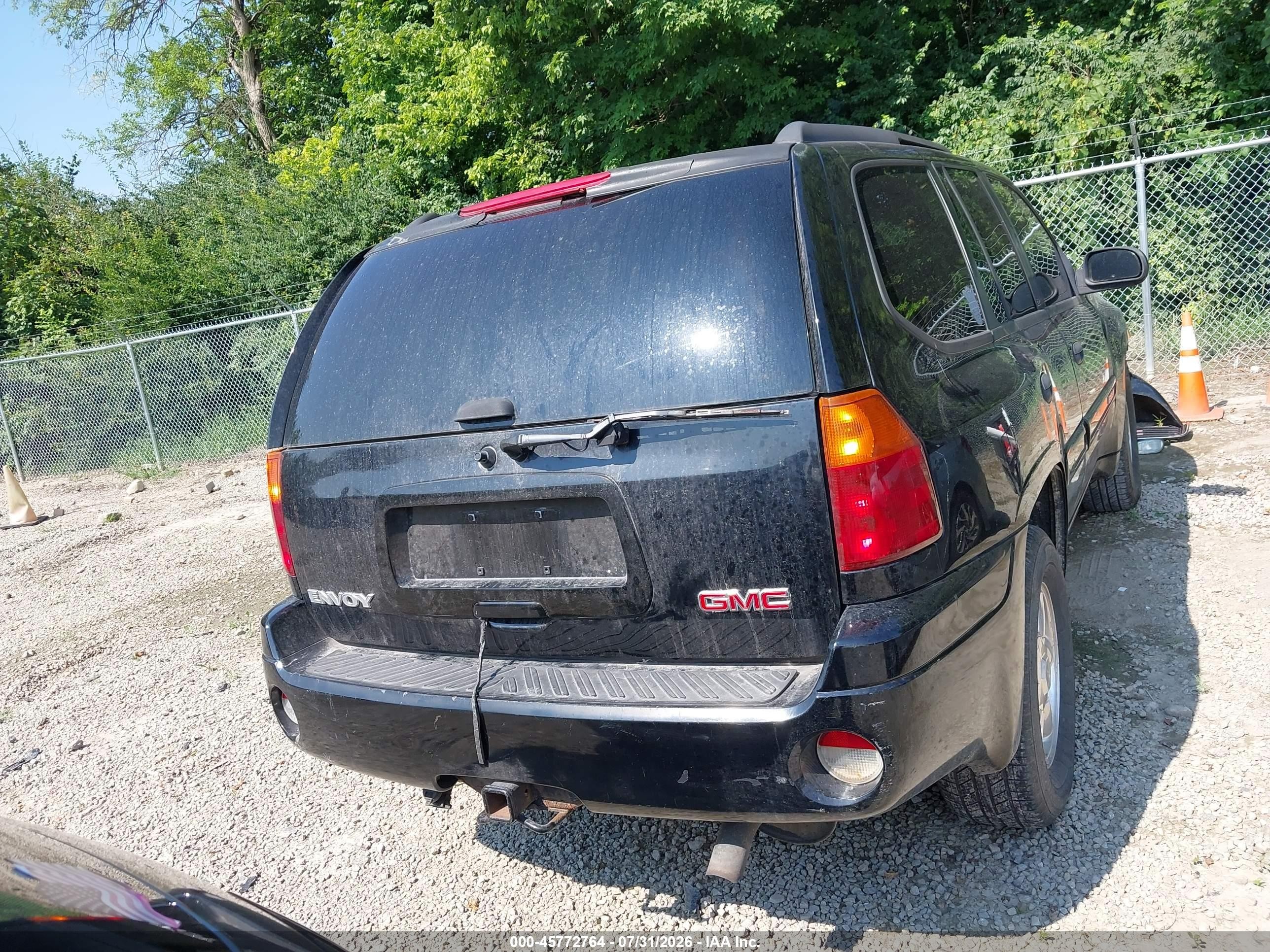 2003 Gmc Envoy Sle Black vin: 1GKDT13S632337183