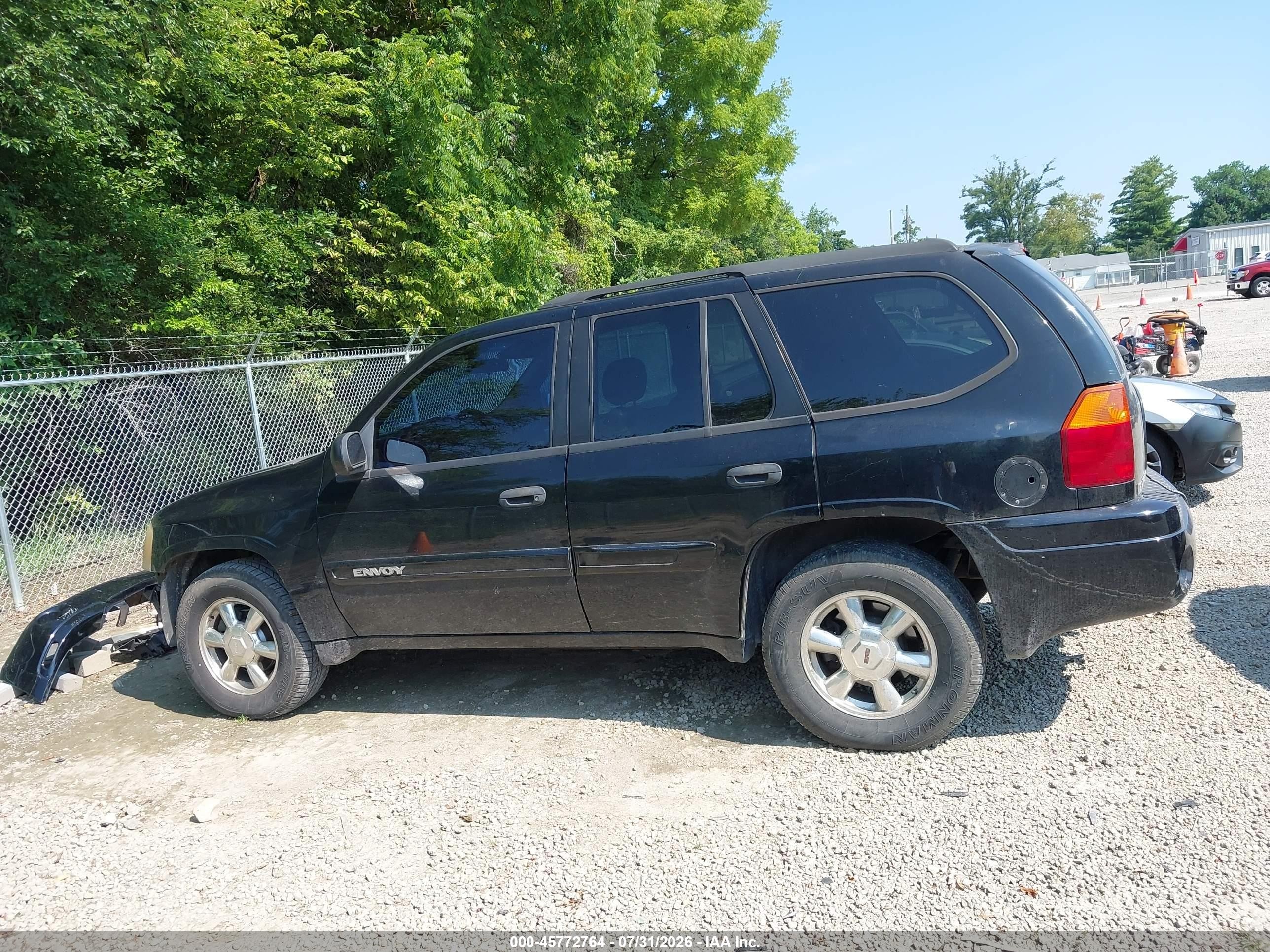 2003 Gmc Envoy Sle Black vin: 1GKDT13S632337183