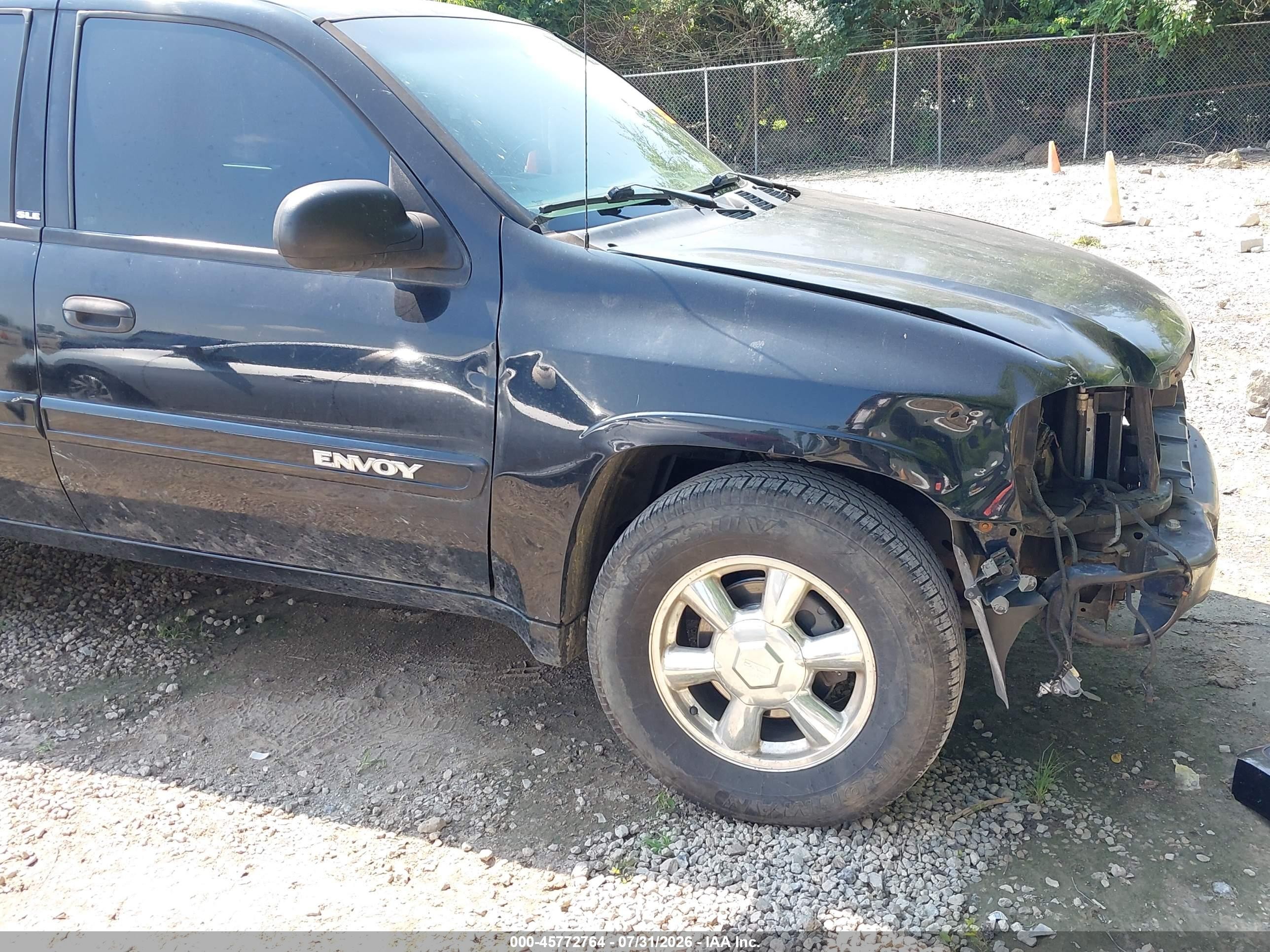 2003 Gmc Envoy Sle Black vin: 1GKDT13S632337183