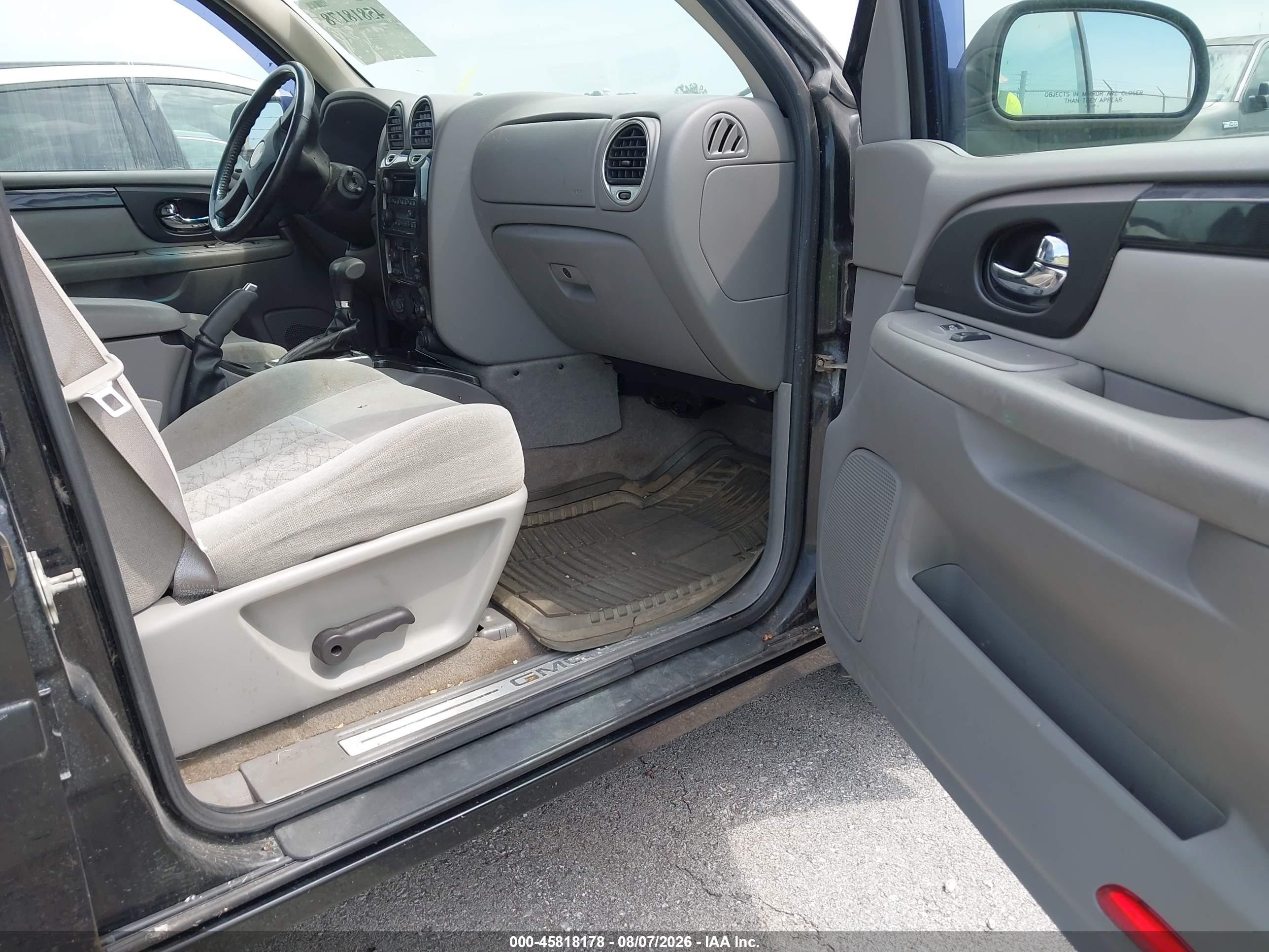 2007 Gmc Envoy Sle Black vin: 1GKDT13S672144098