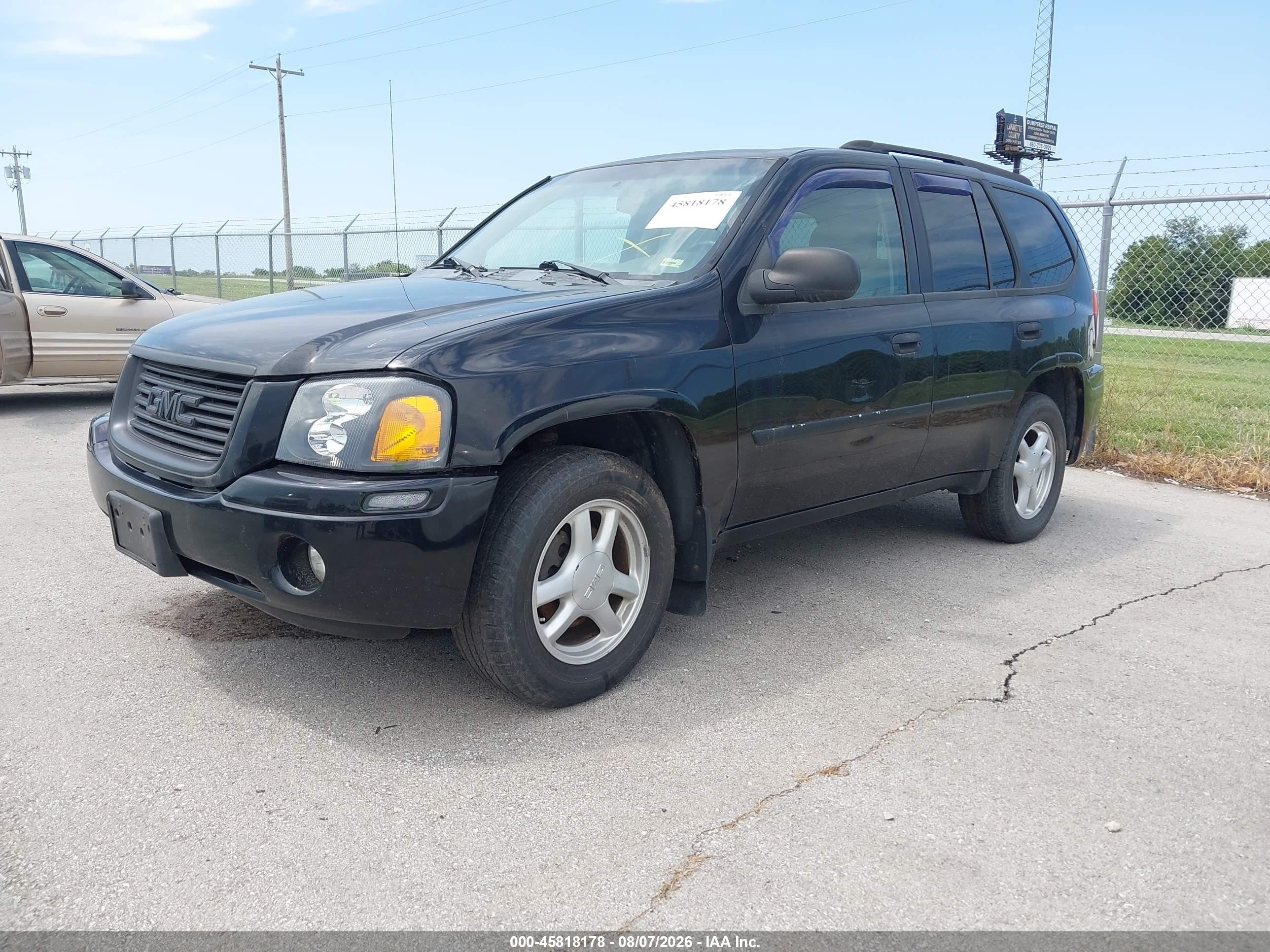 2007 Gmc Envoy Sle Black vin: 1GKDT13S672144098