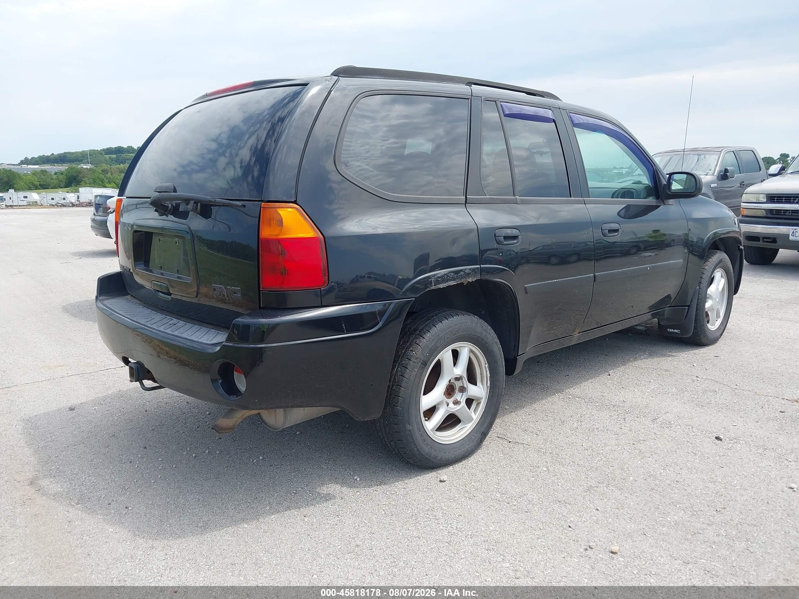 2007 Gmc Envoy Sle Black vin: 1GKDT13S672144098