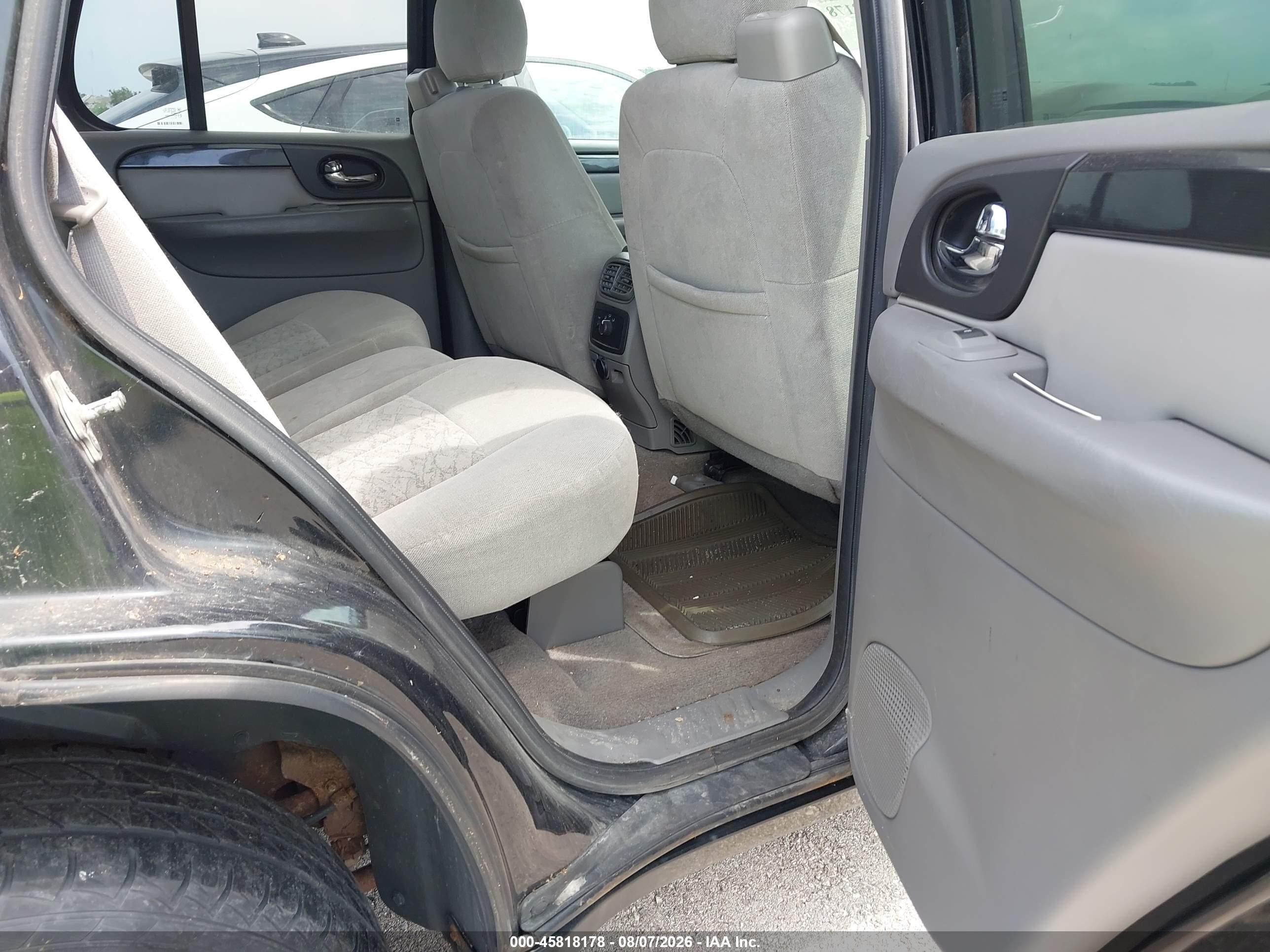 2007 Gmc Envoy Sle Black vin: 1GKDT13S672144098