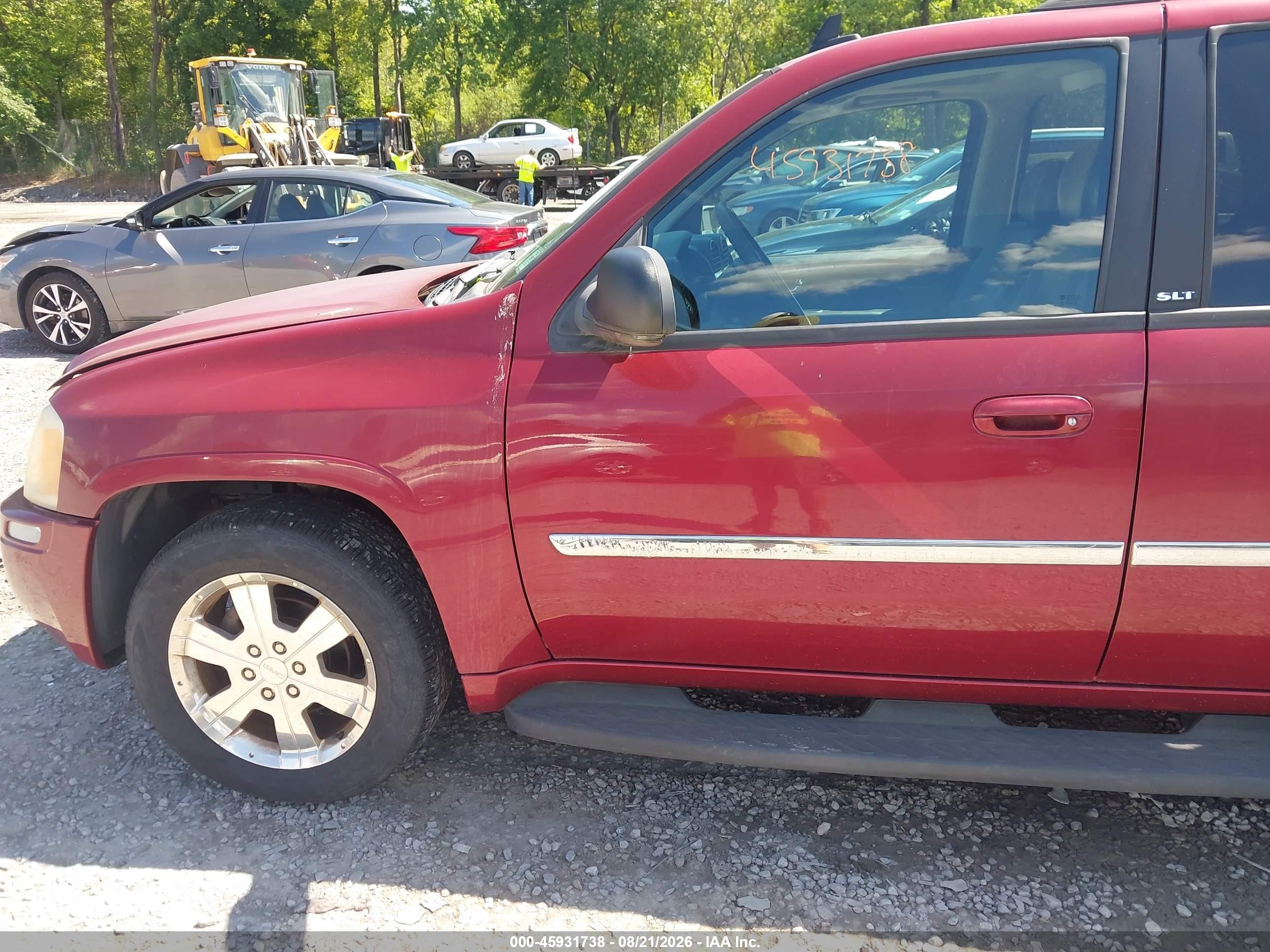 2007 Gmc Envoy Красный vin: 1GKDT13S672282269