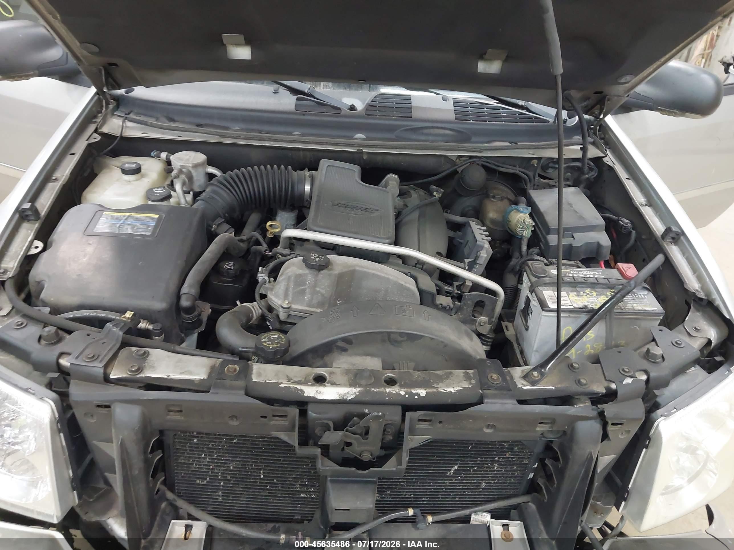 2008 Gmc Envoy Slt Silver vin: 1GKDT13S682151845