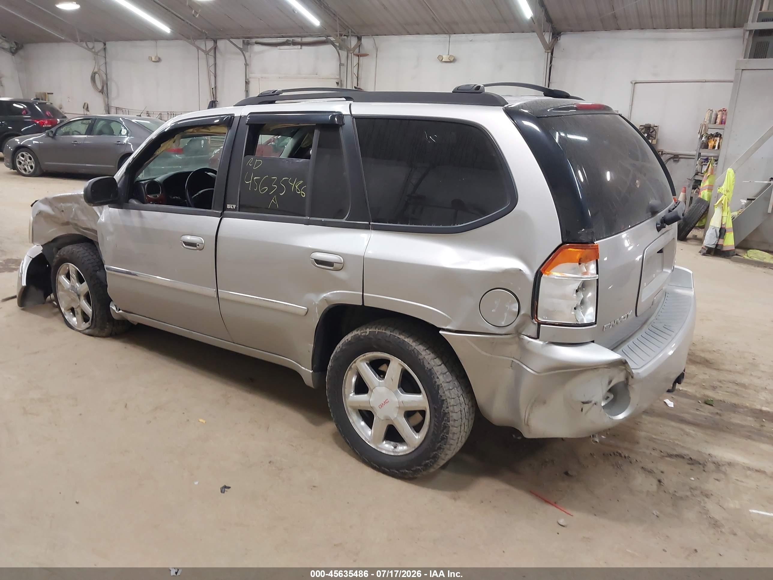 2008 Gmc Envoy Slt Silver vin: 1GKDT13S682151845