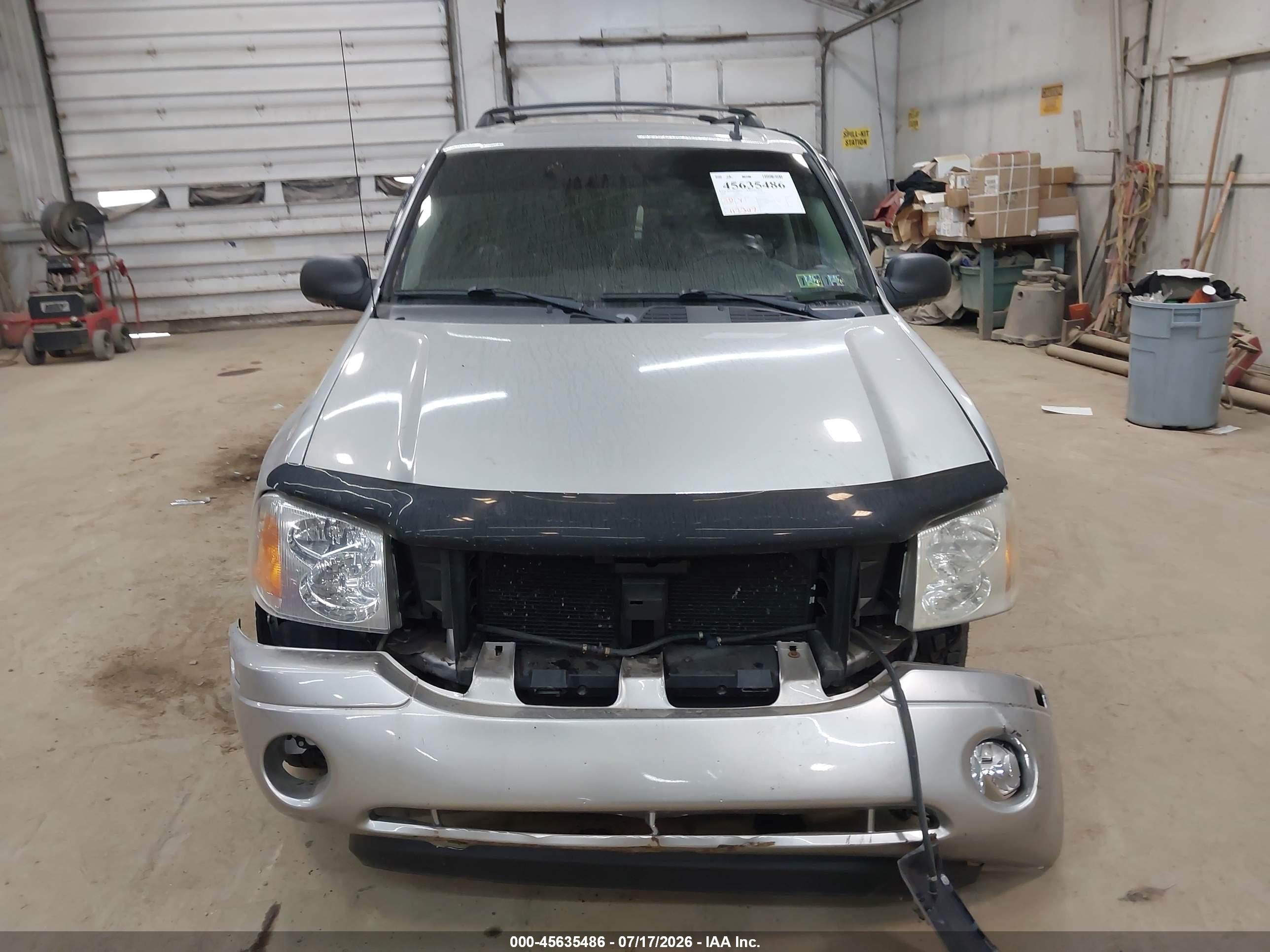 2008 Gmc Envoy Slt Silver vin: 1GKDT13S682151845