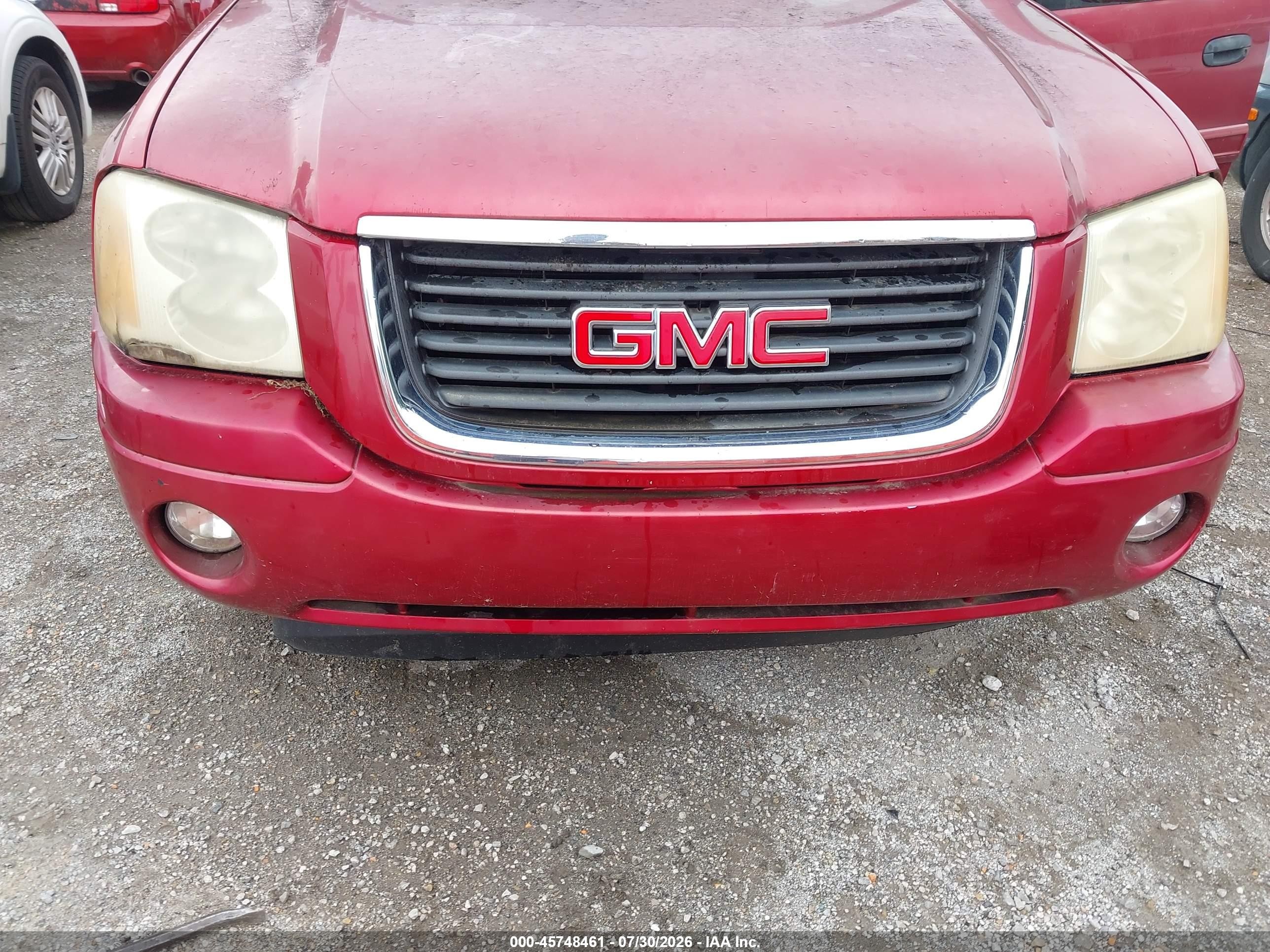 2003 Gmc Envoy Sle Red vin: 1GKDT13S732298667
