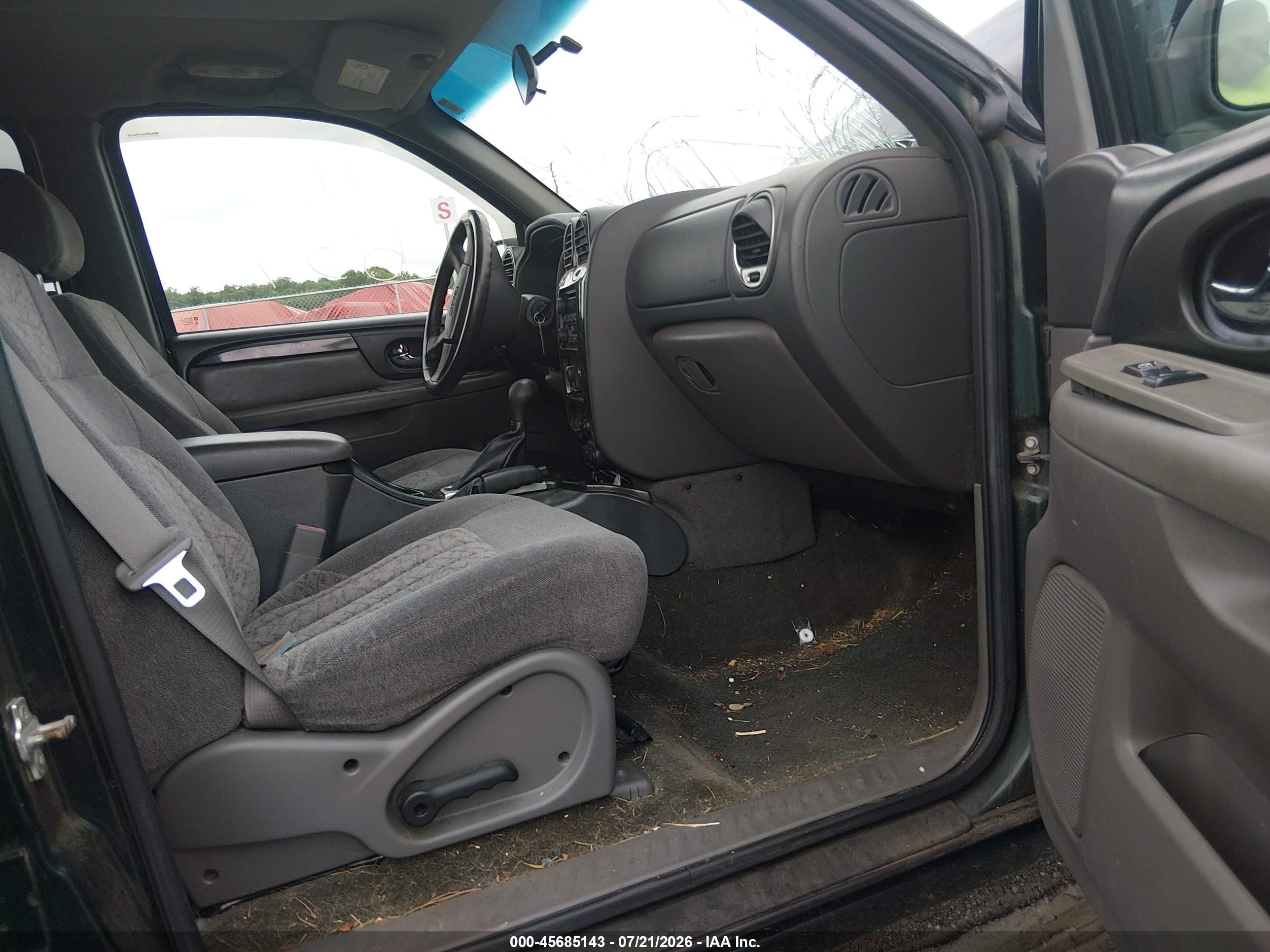 2004 Gmc Envoy Sle Green vin: 1GKDT13S742382795
